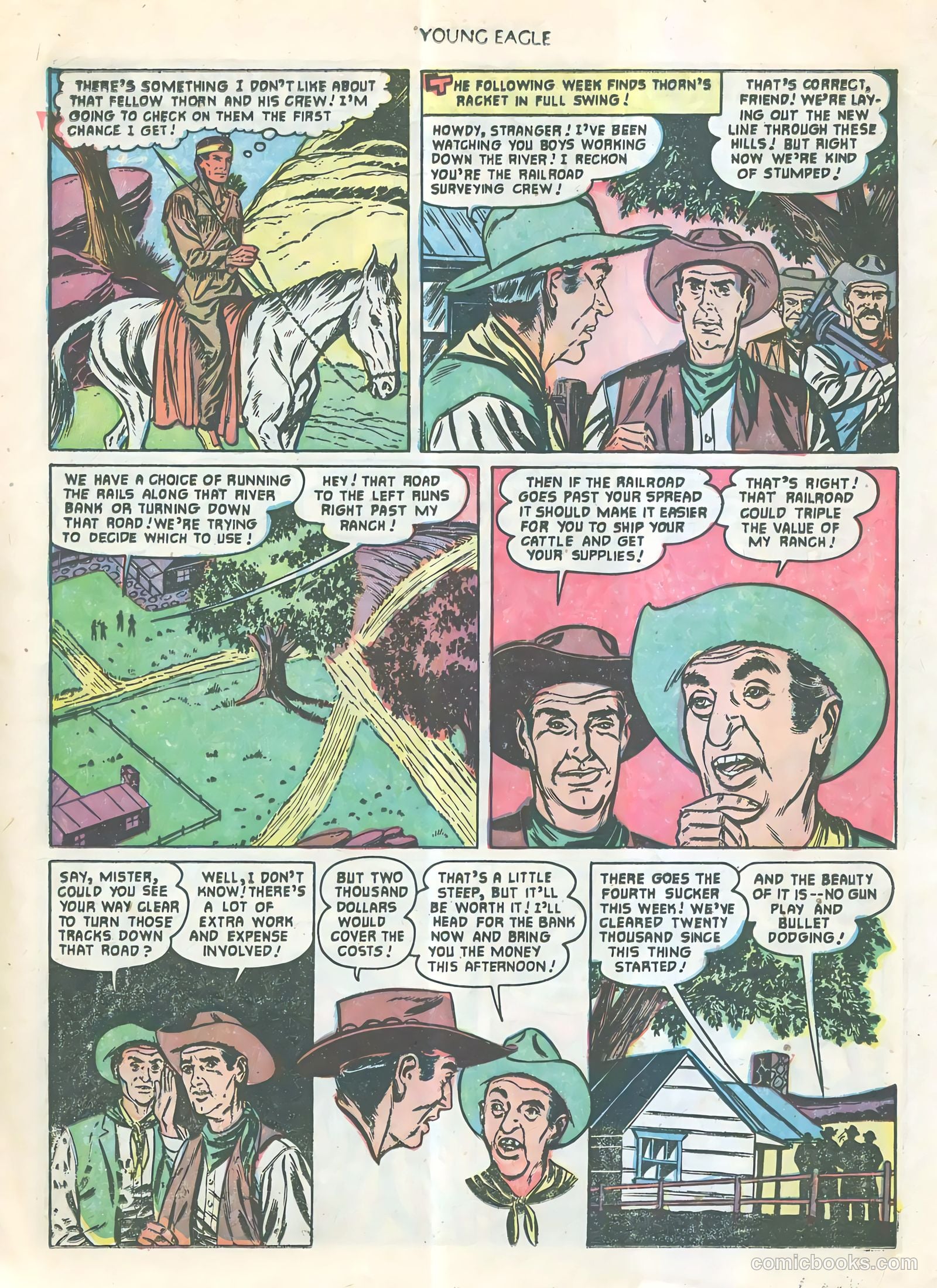 Young Eagle #9 (1943) — page 9 of 37