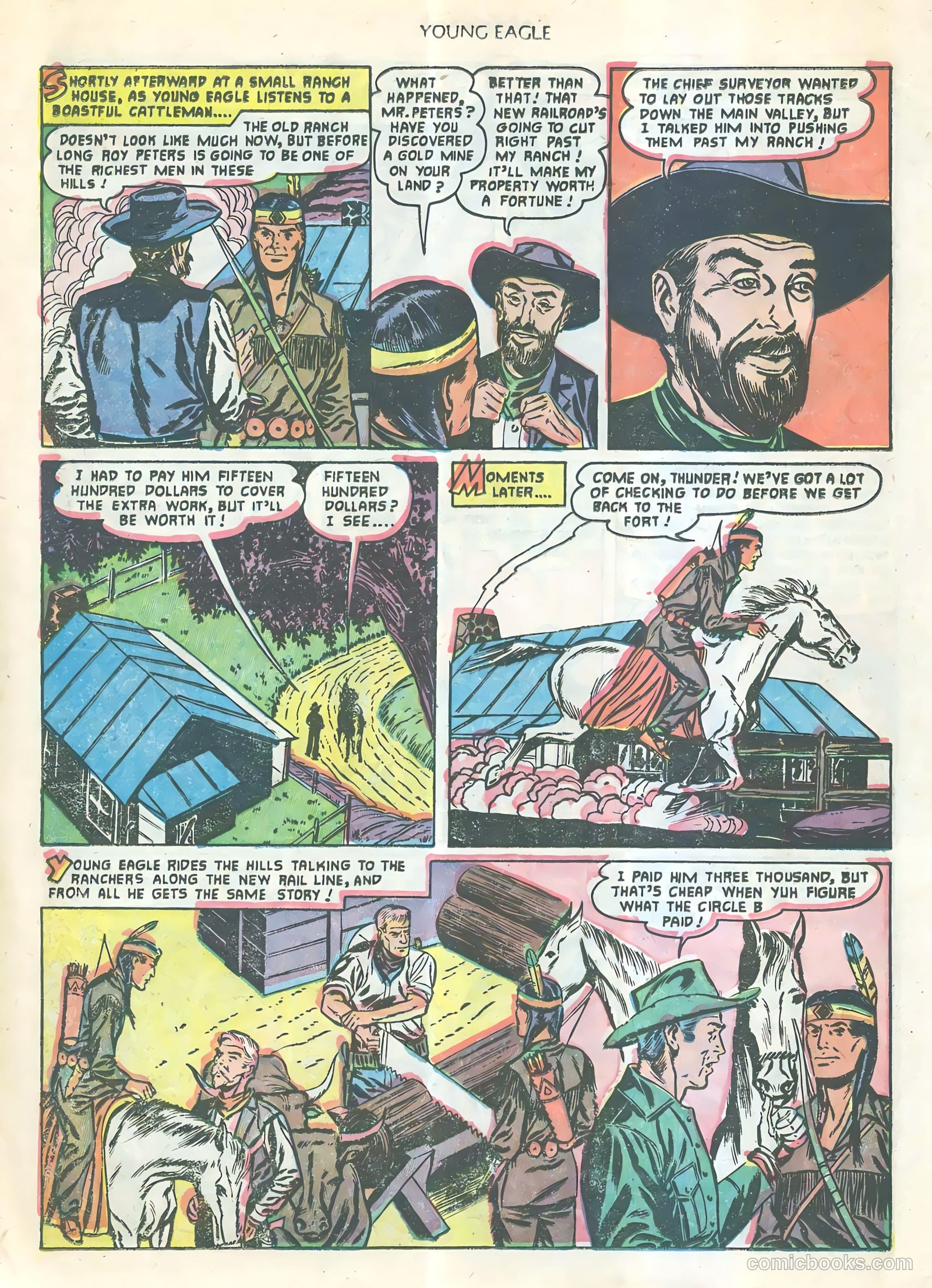 Young Eagle #9 (1943) — page 11 of 37