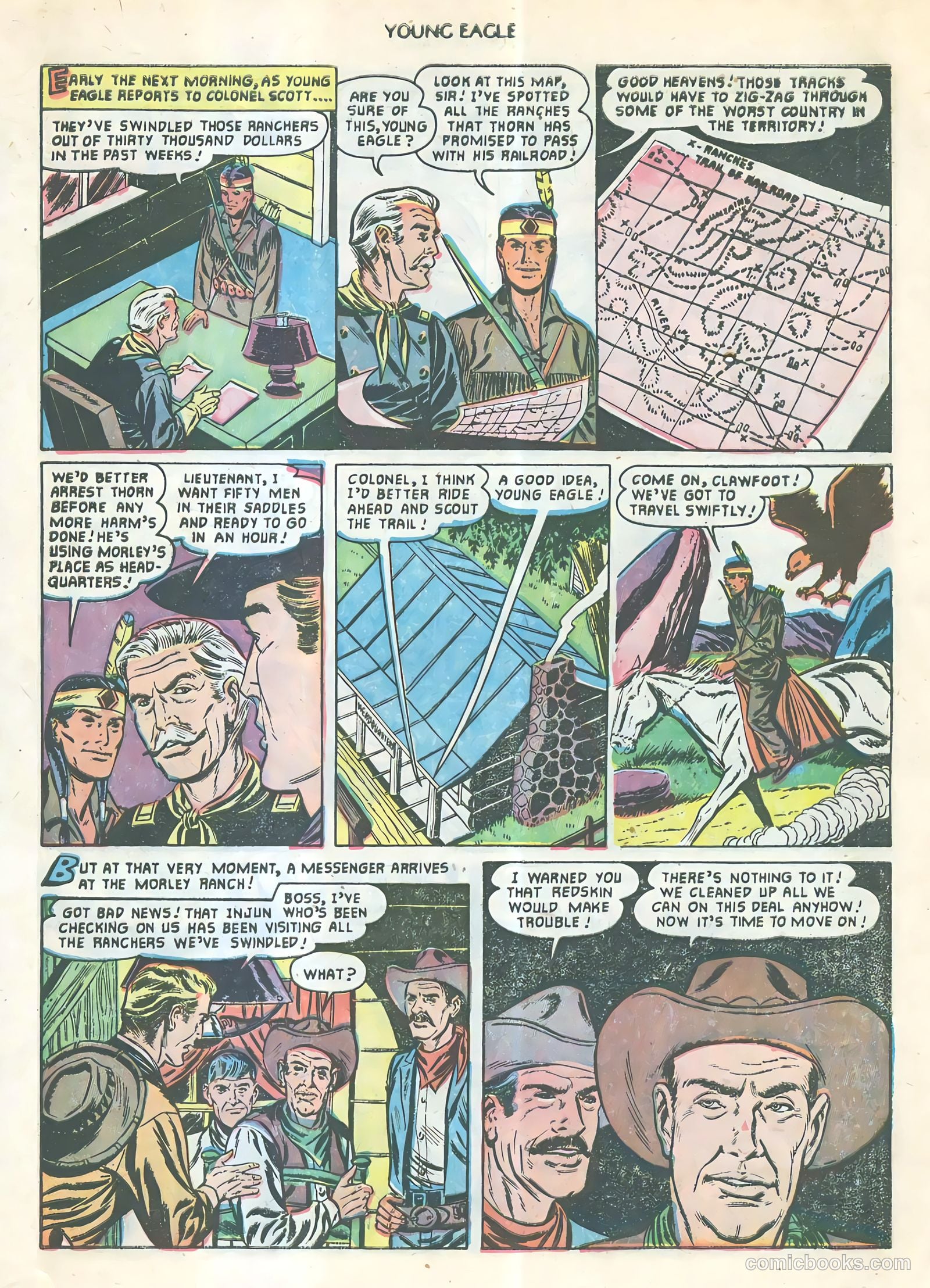 Young Eagle #9 (1943) — page 12 of 37