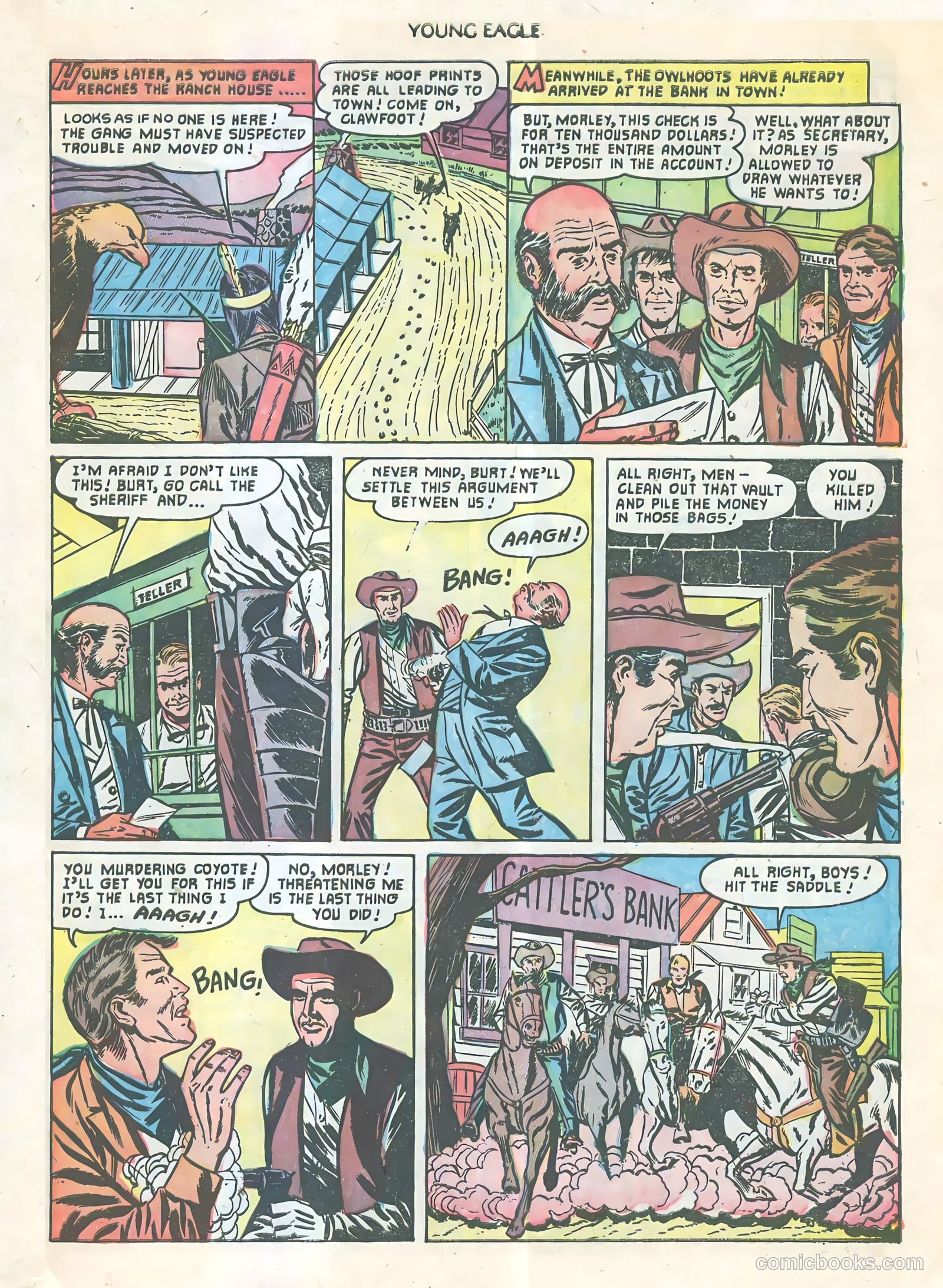 Young Eagle #9 (1943) — page 14 of 37