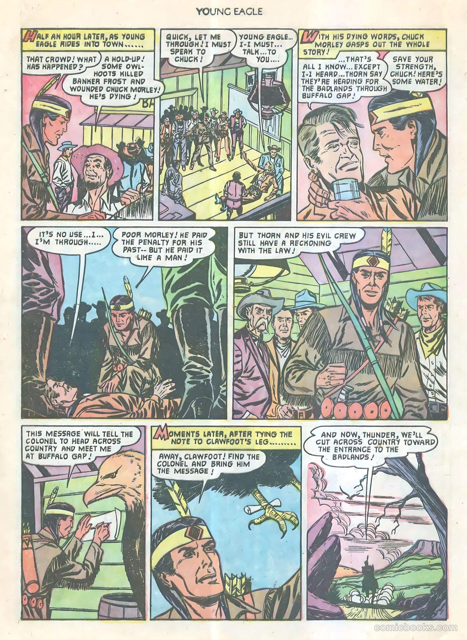 Young Eagle #9 (1943) — page 15 of 37