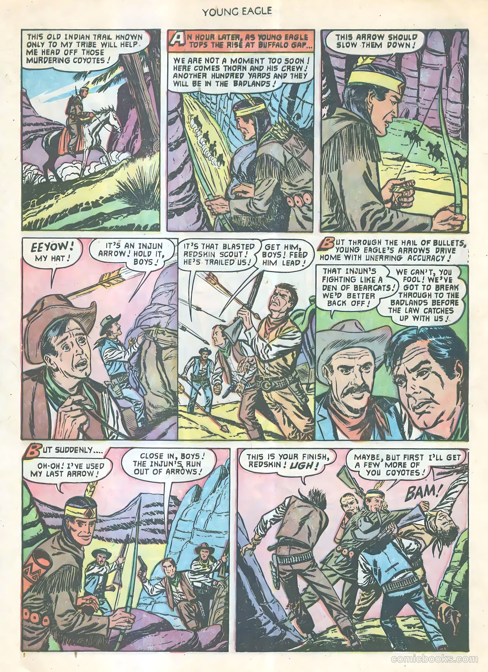 Young Eagle #9 (1943) — page 16 of 37