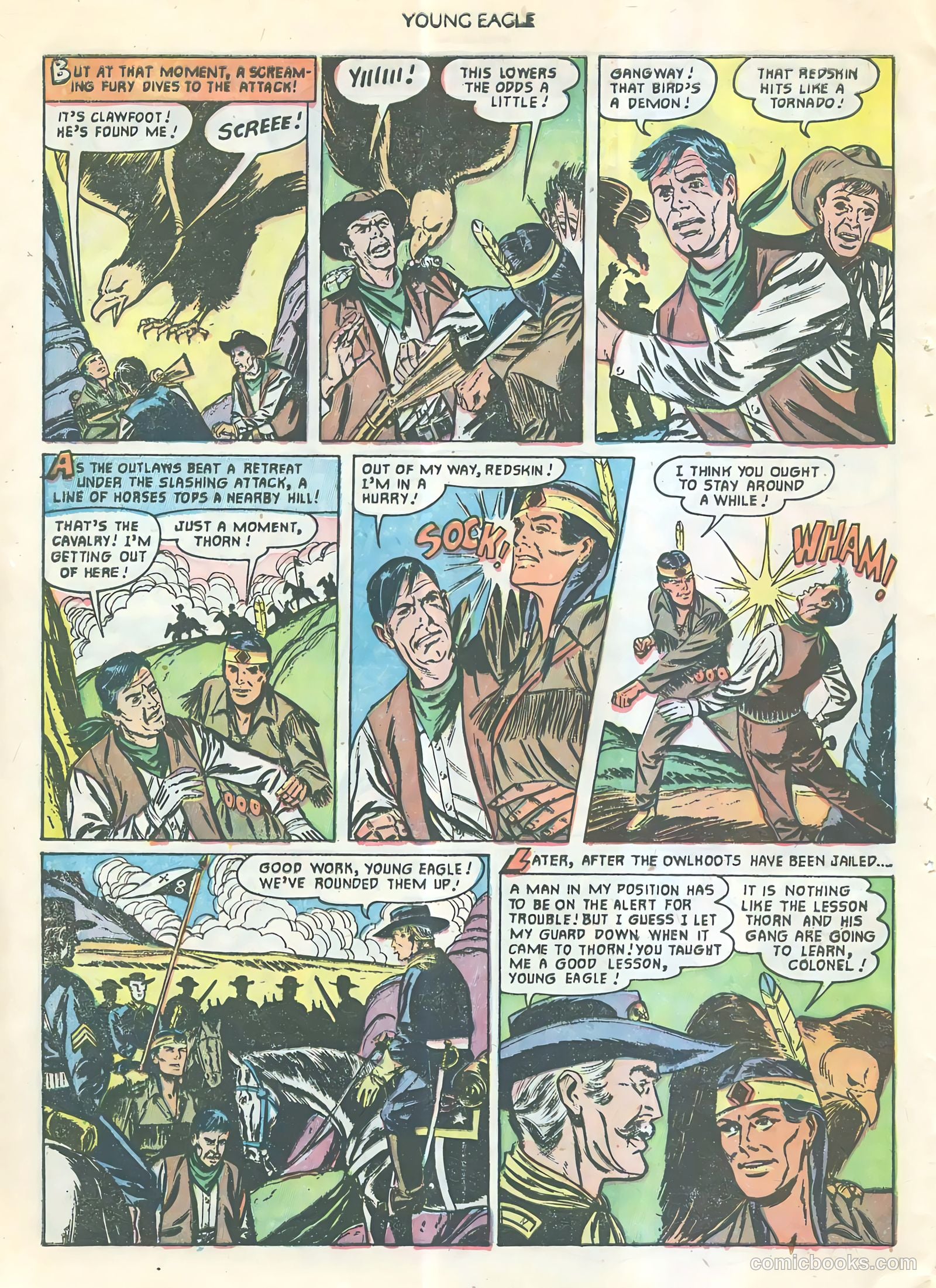 Young Eagle #9 (1943) — page 17 of 37