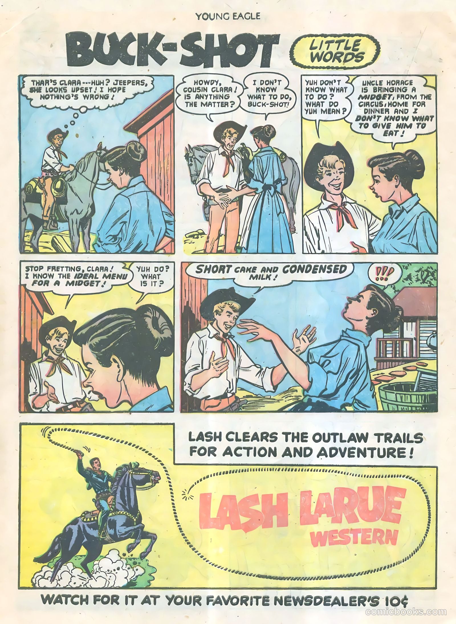 Young Eagle #9 (1943) — page 23 of 37
