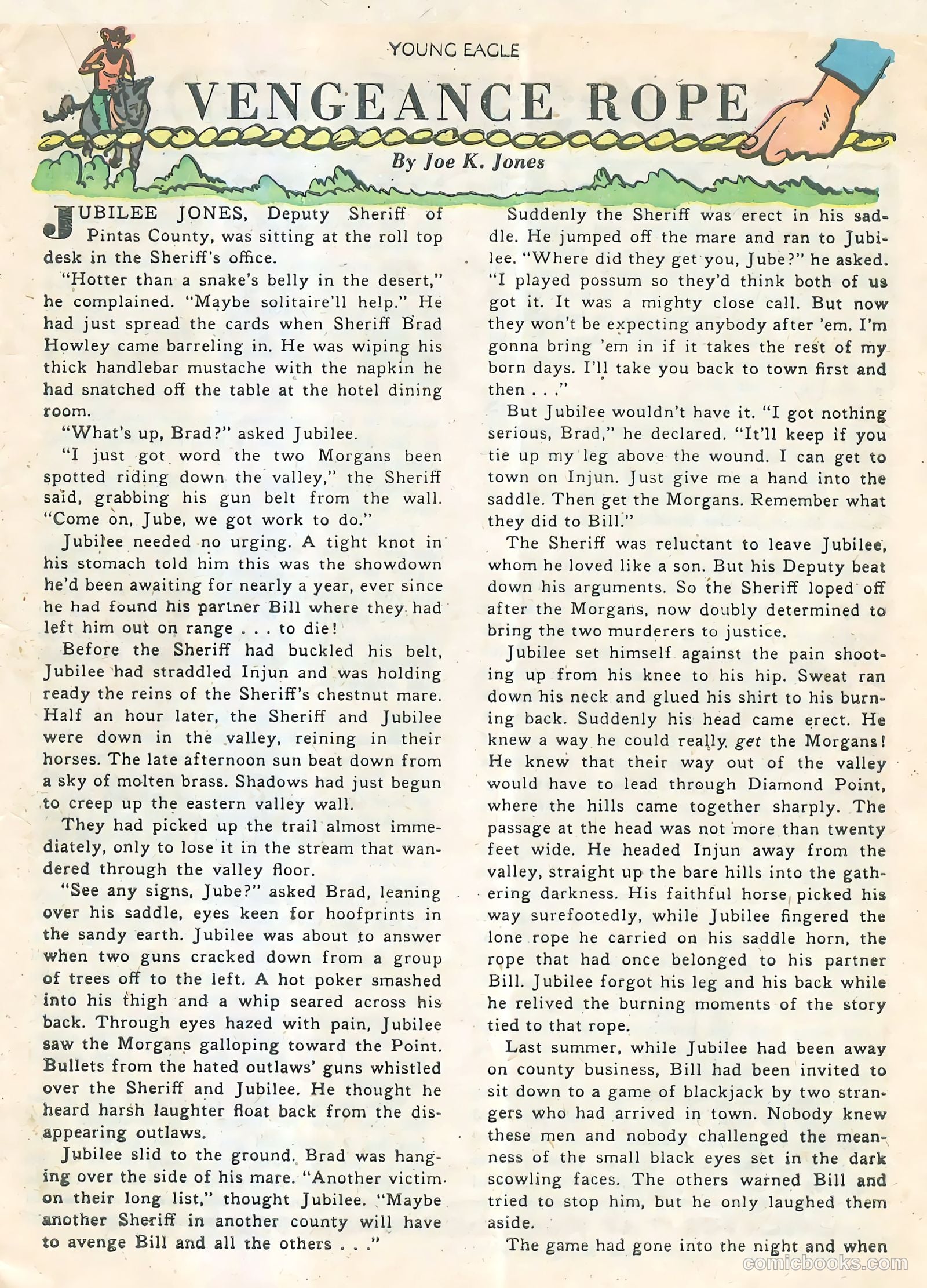 Young Eagle #9 (1943) — page 24 of 37
