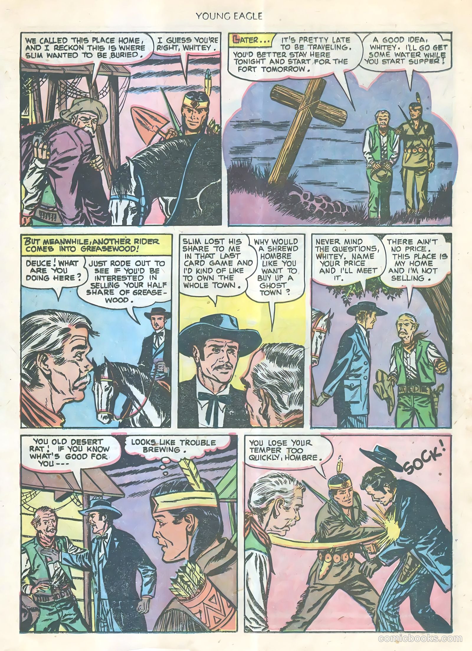 Young Eagle #9 (1943) — page 28 of 37