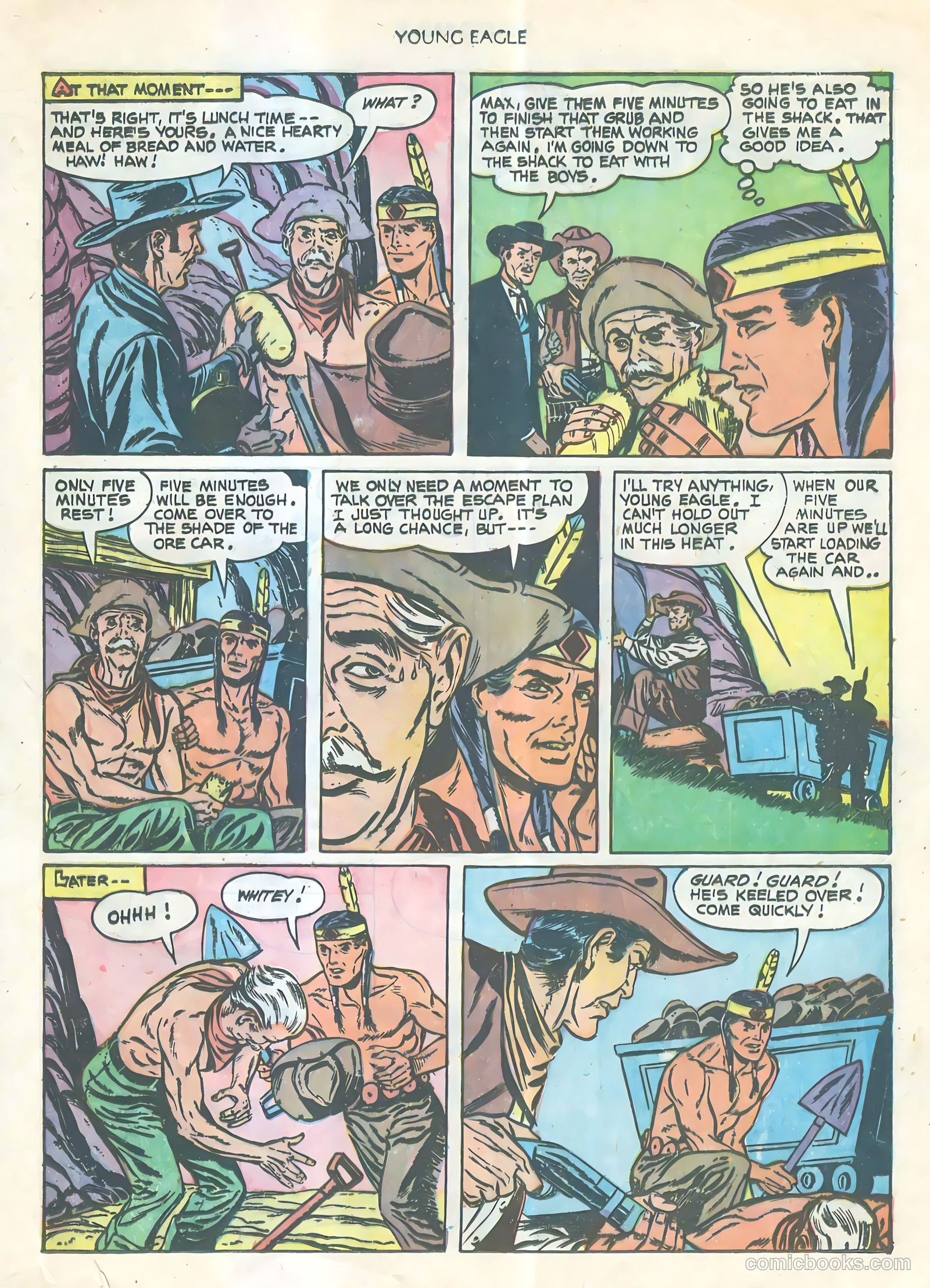 Young Eagle #9 (1943) — page 32 of 37