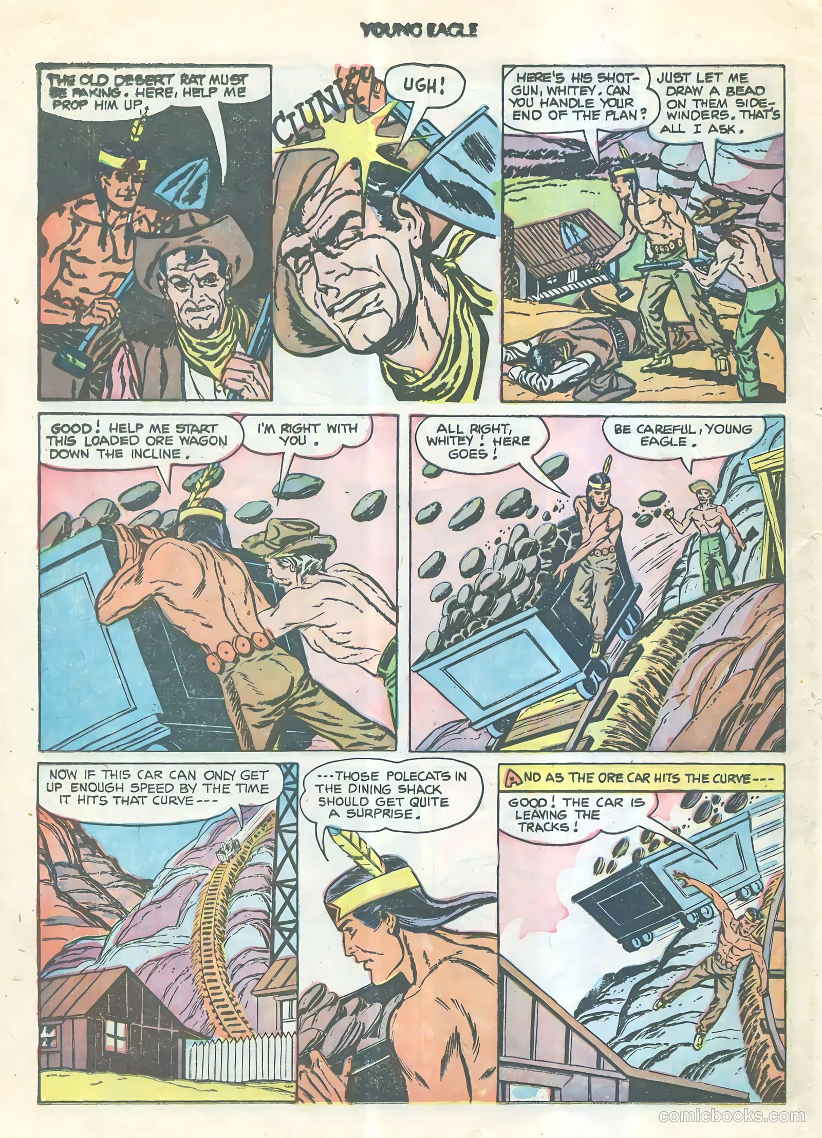 Young Eagle #9 (1943) — page 33 of 37