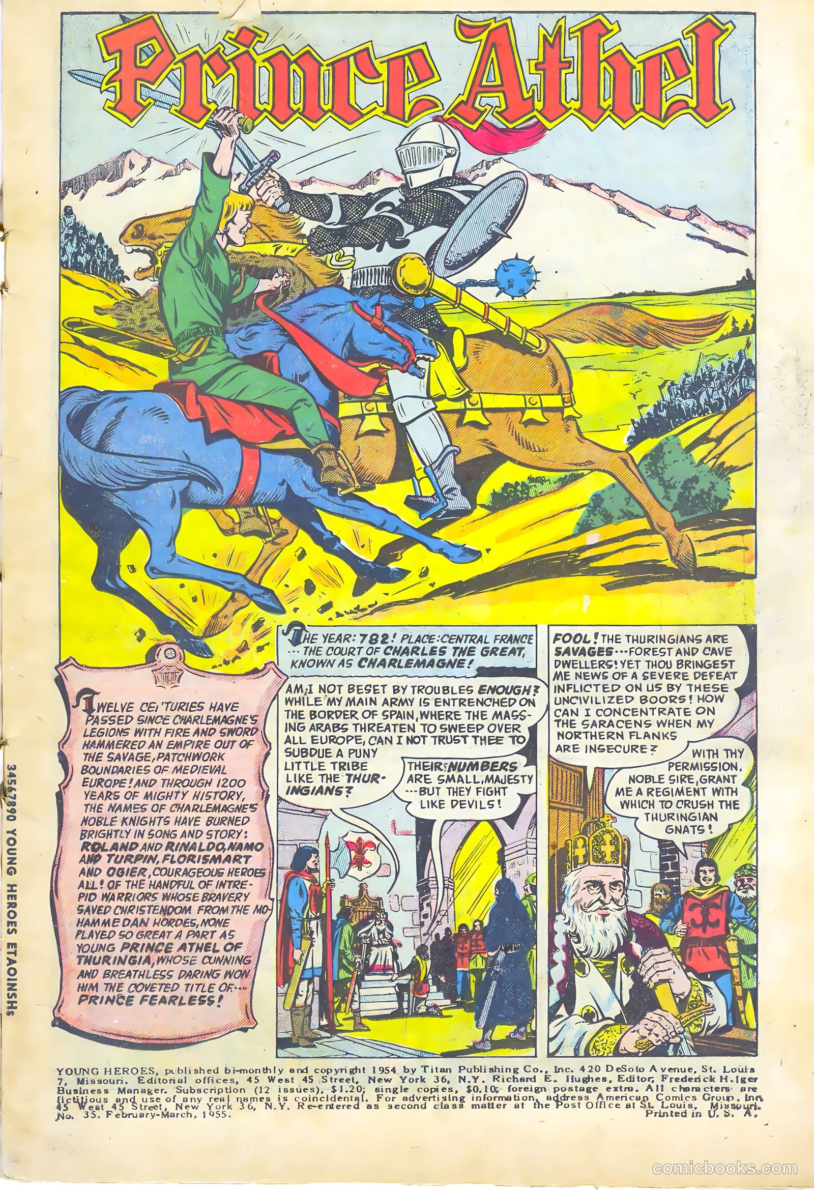 Young Heroes #35 (1955) — page 3 of 36
