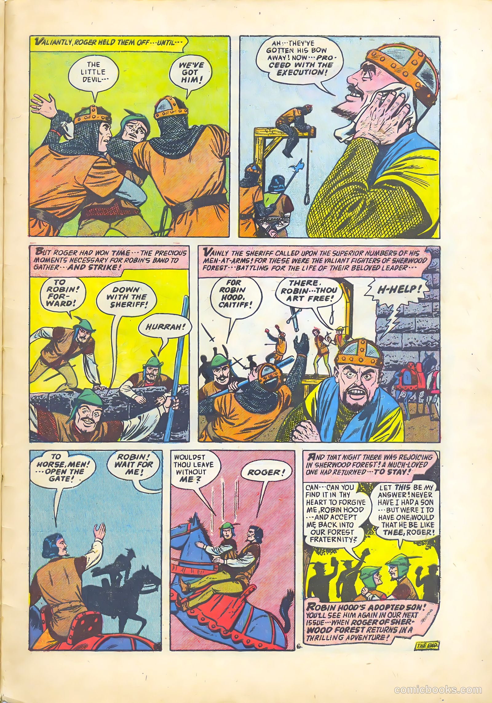 Young Heroes #35 (1955) — page 33 of 36
