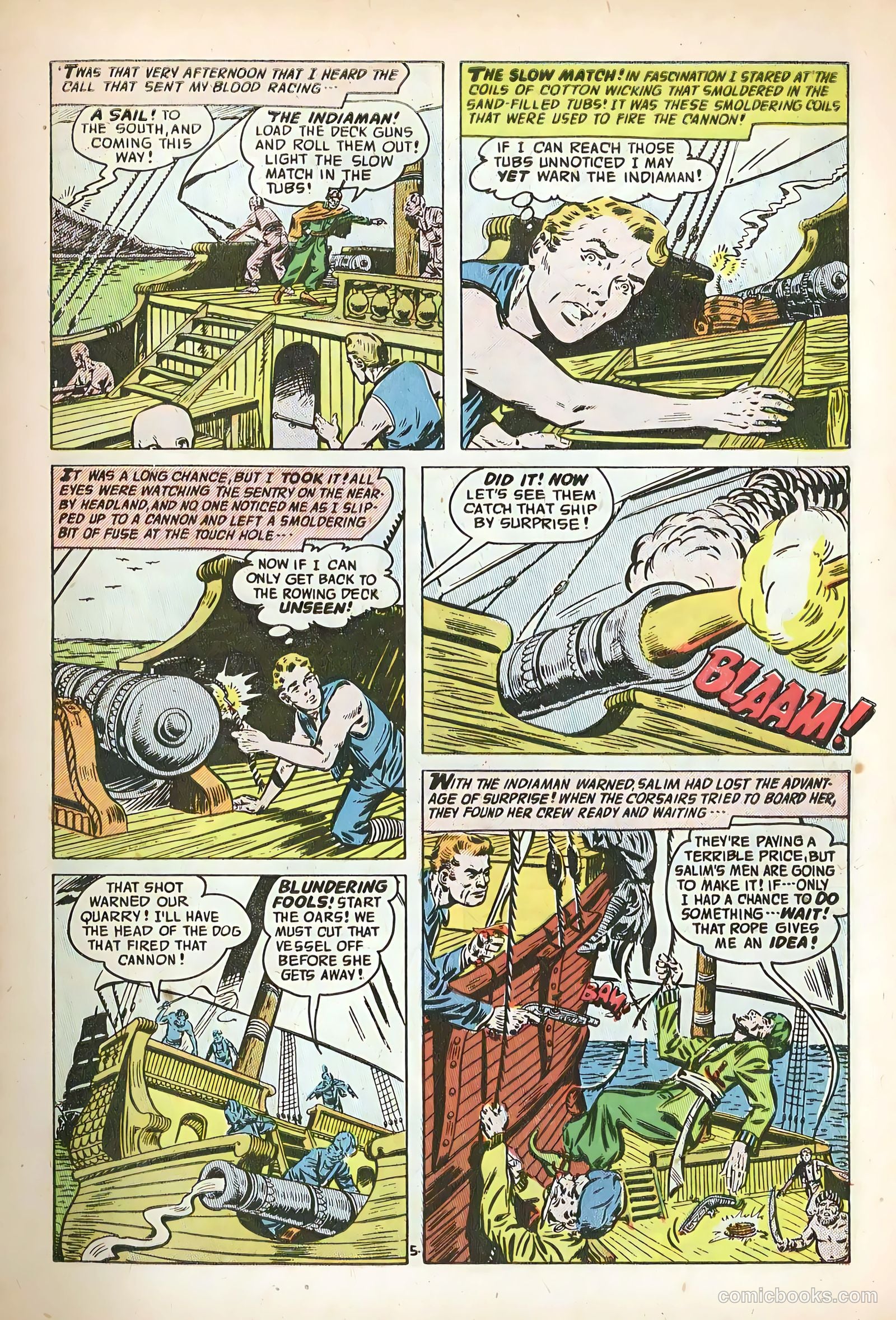 Young Heroes #36 (1955) — page 7 of 36