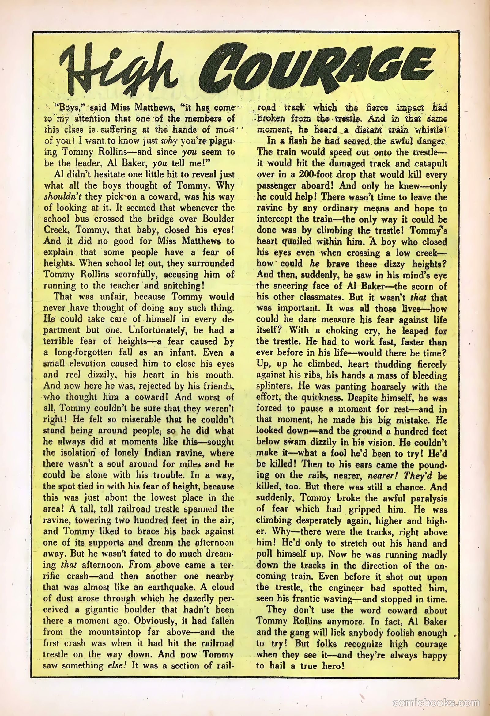 Young Heroes #36 (1955) — page 10 of 36