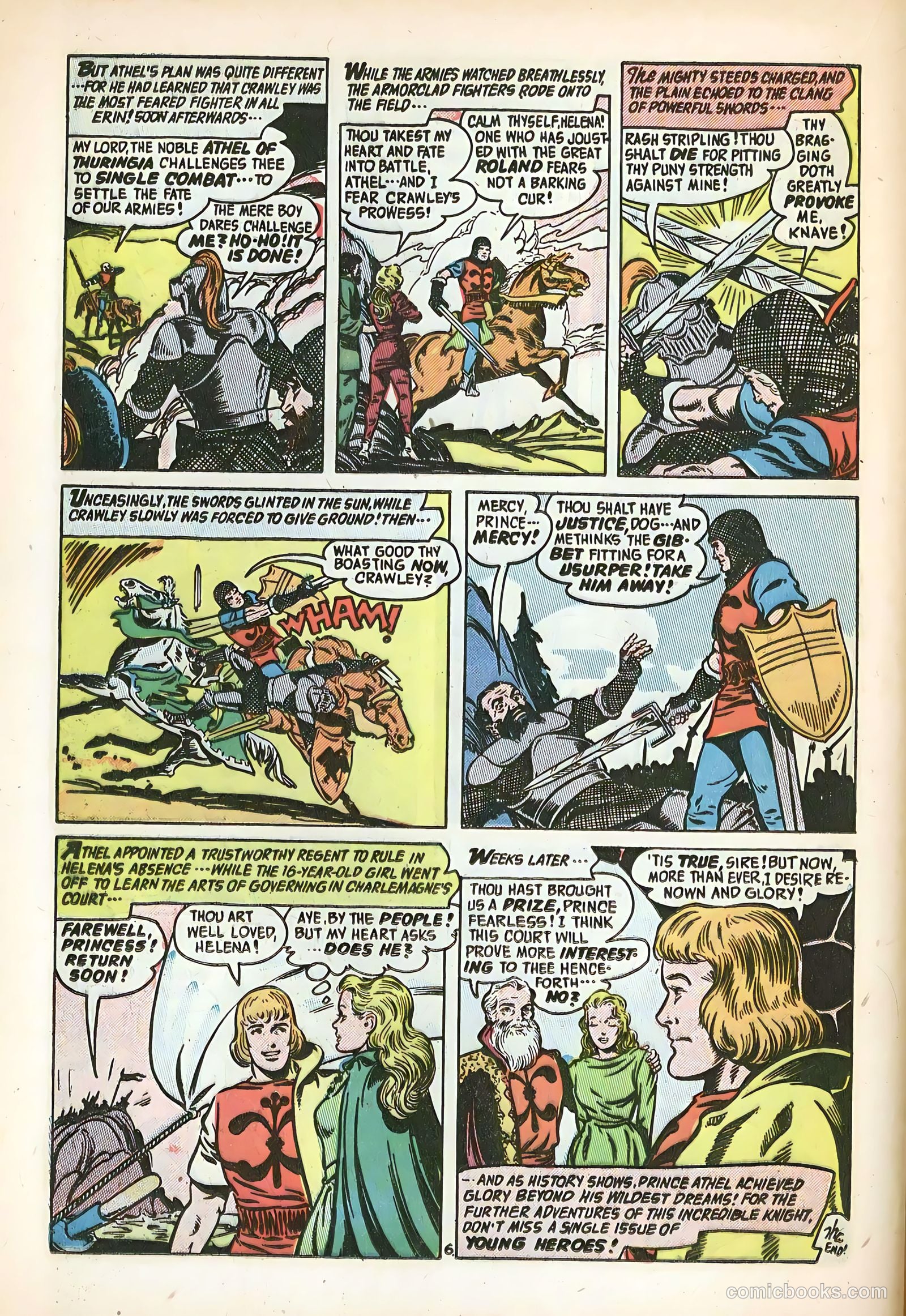Young Heroes #36 (1955) — page 16 of 36