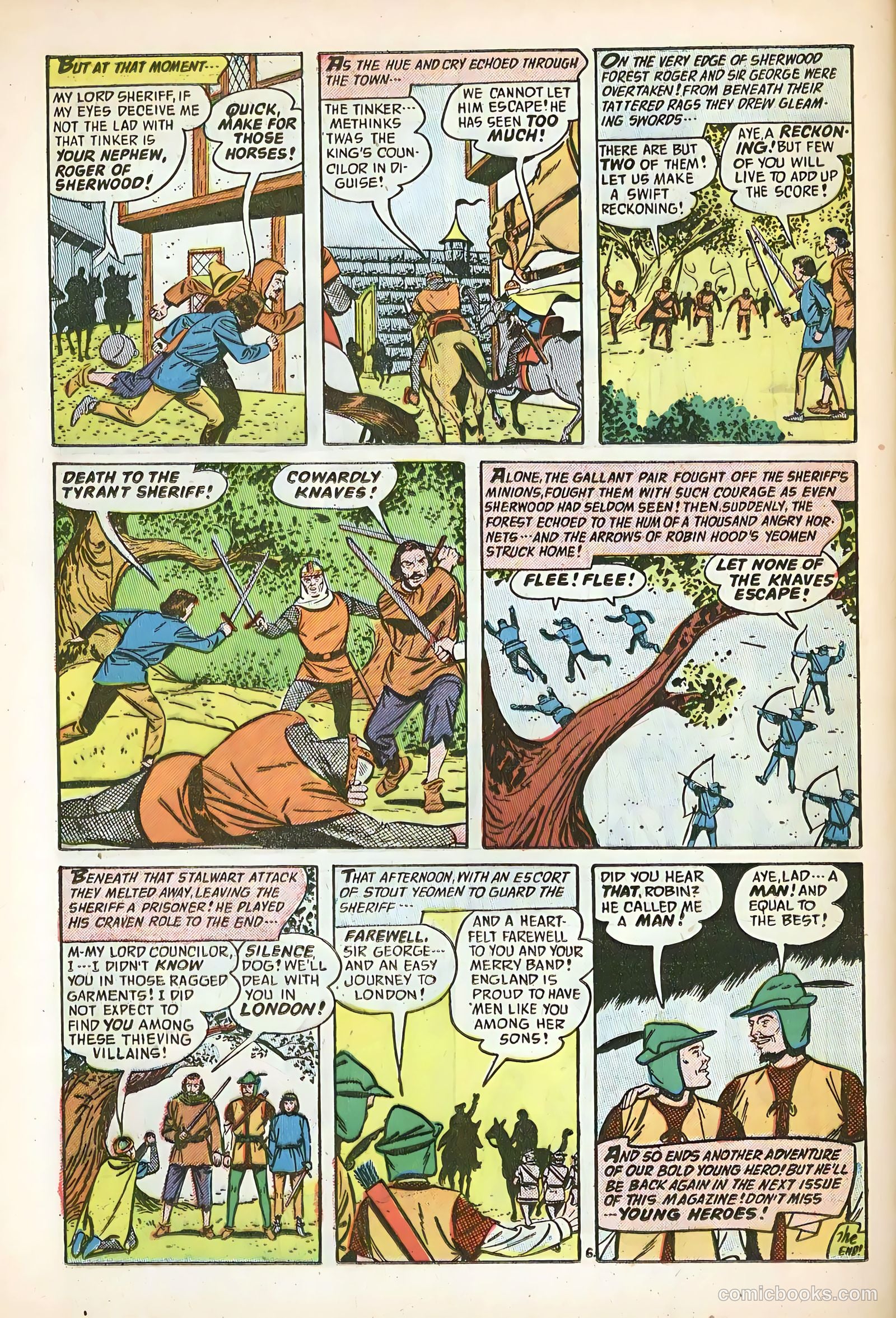 Young Heroes #36 (1955) — page 24 of 36
