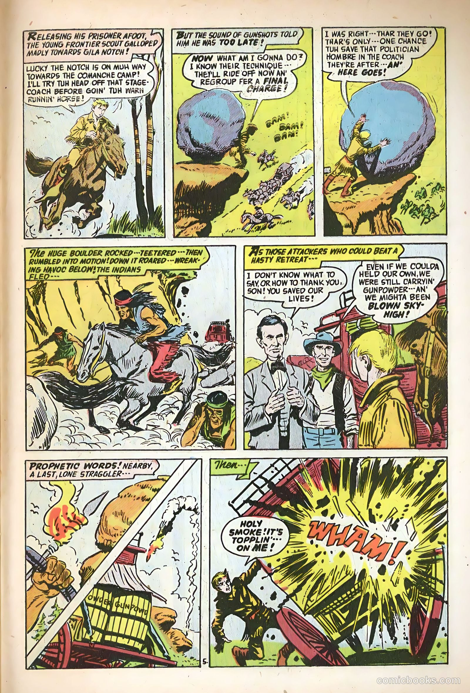 Young Heroes #36 (1955) — page 31 of 36