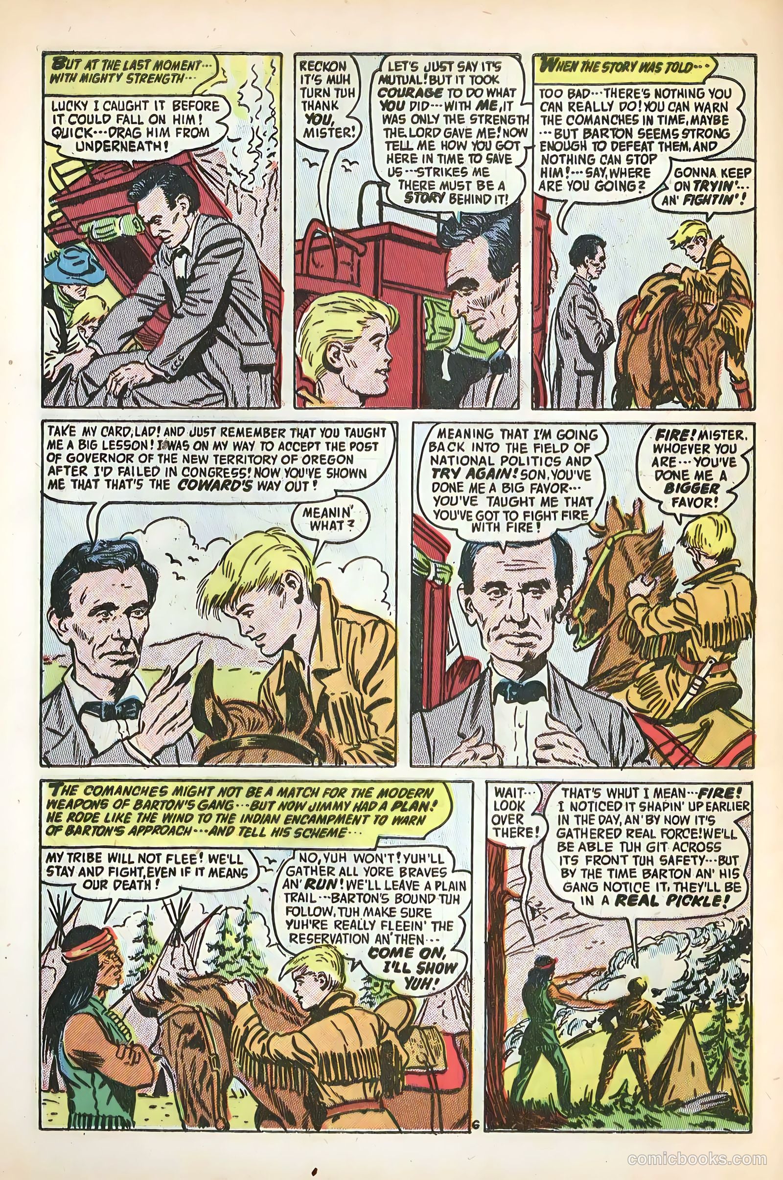 Young Heroes #36 (1955) — page 32 of 36