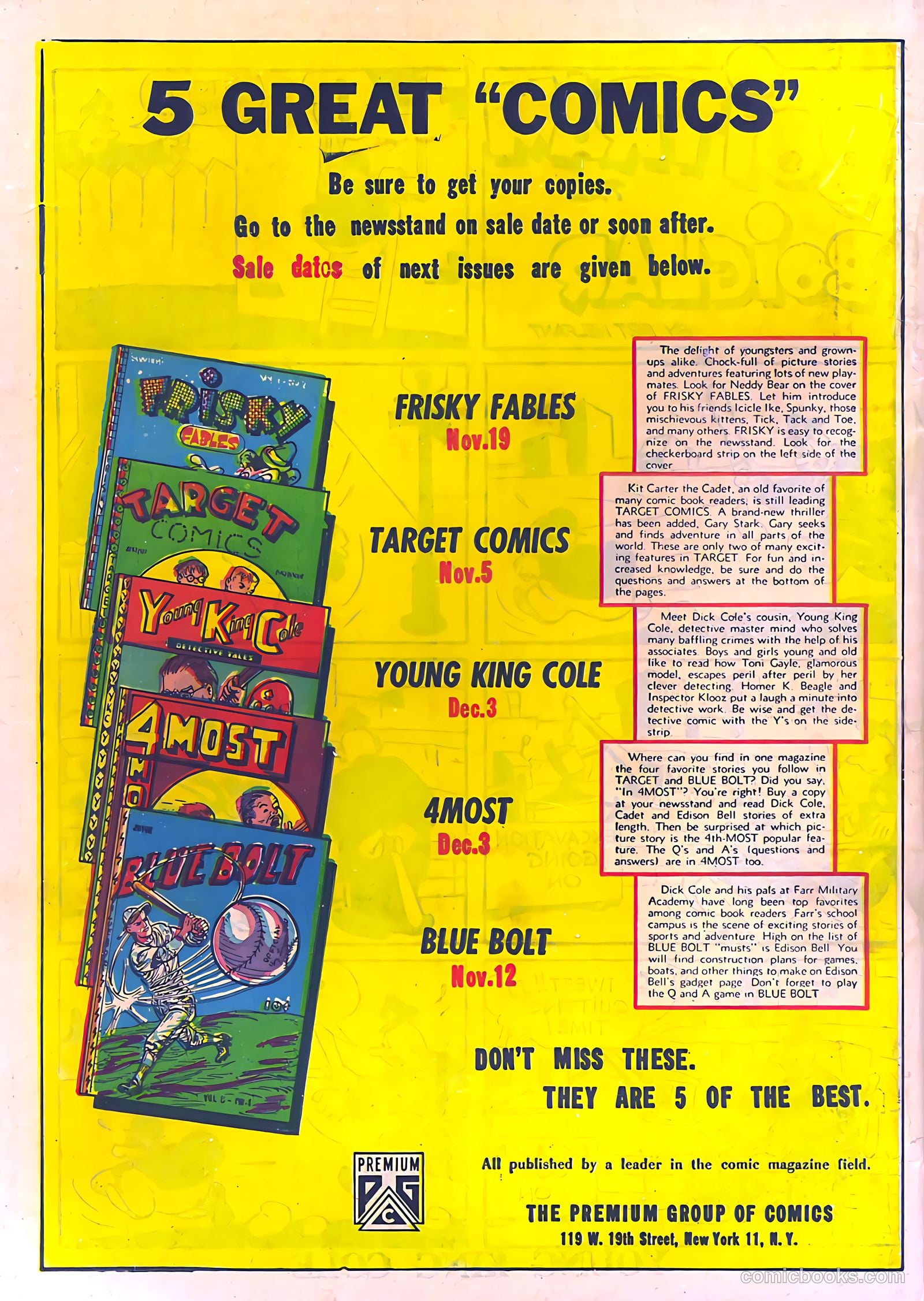 Young King Cole #5 (1947) — page 52 of 52