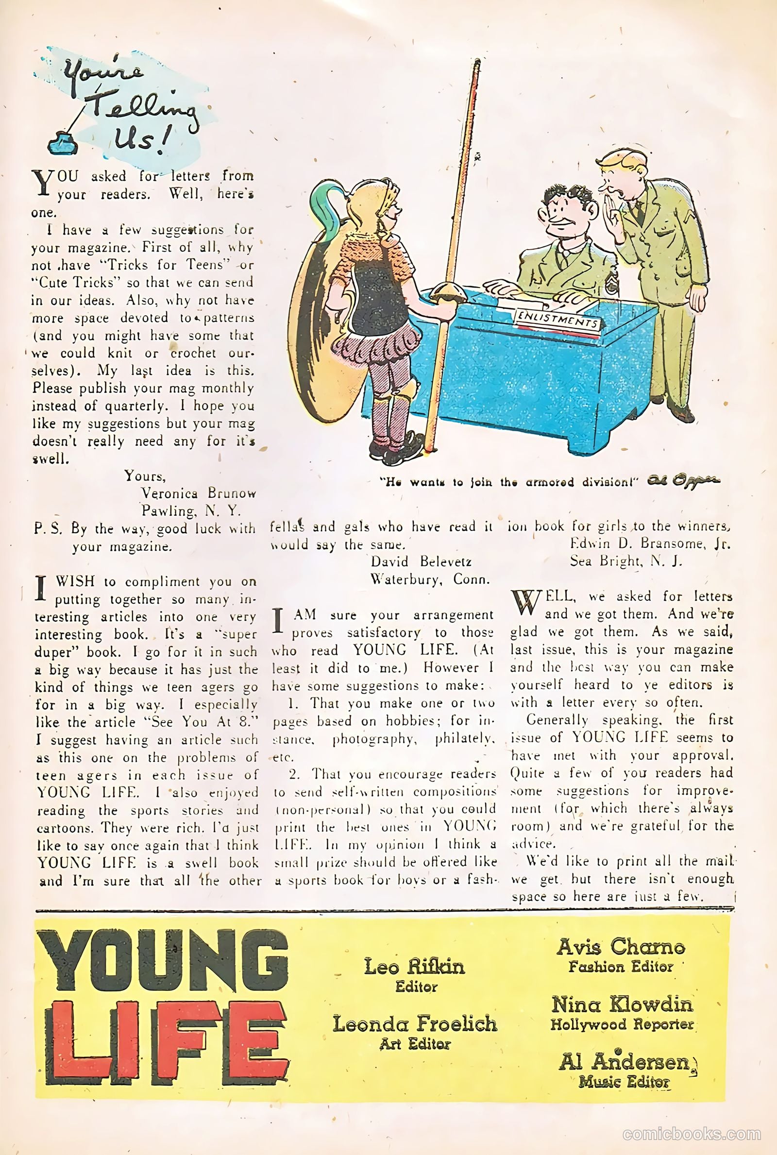 Young Life #2 (1945) — page 40 of 49