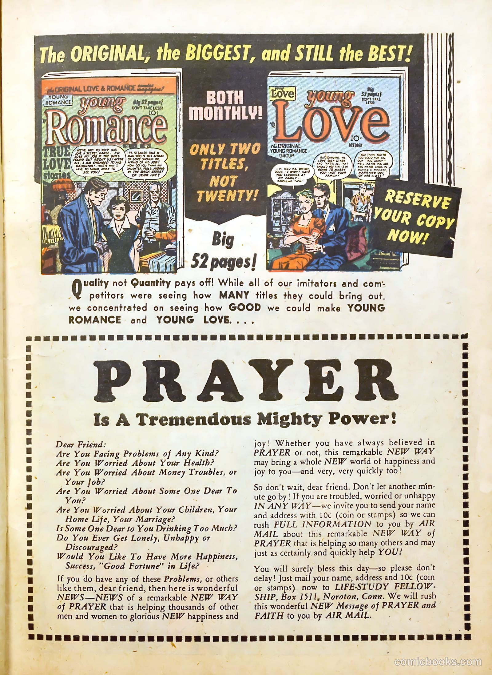 Young Love #14 (1950) — page 21 of 52