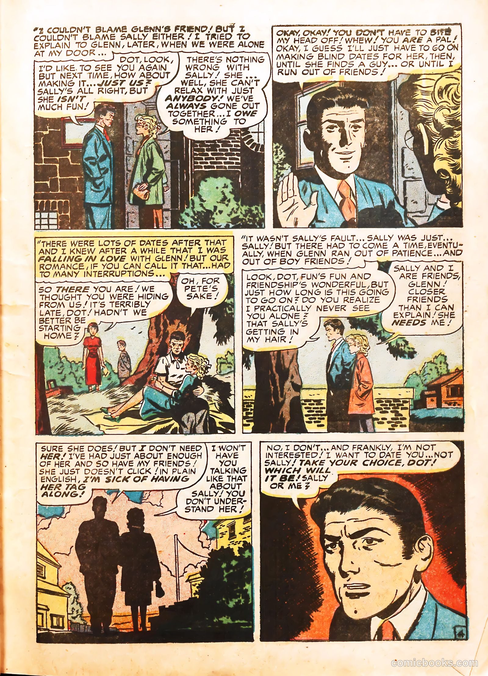 Young Love #16 (1950) — page 21 of 52