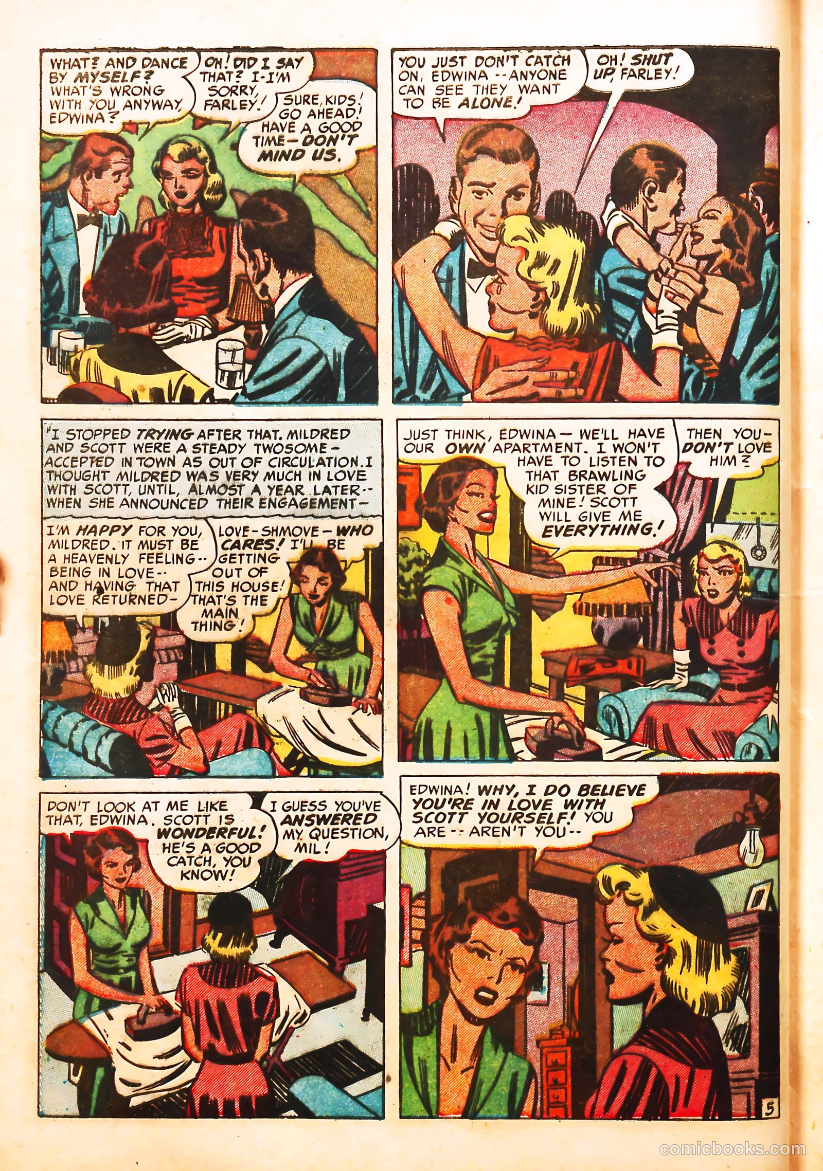 Young Love #17 (1950) — page 16 of 52