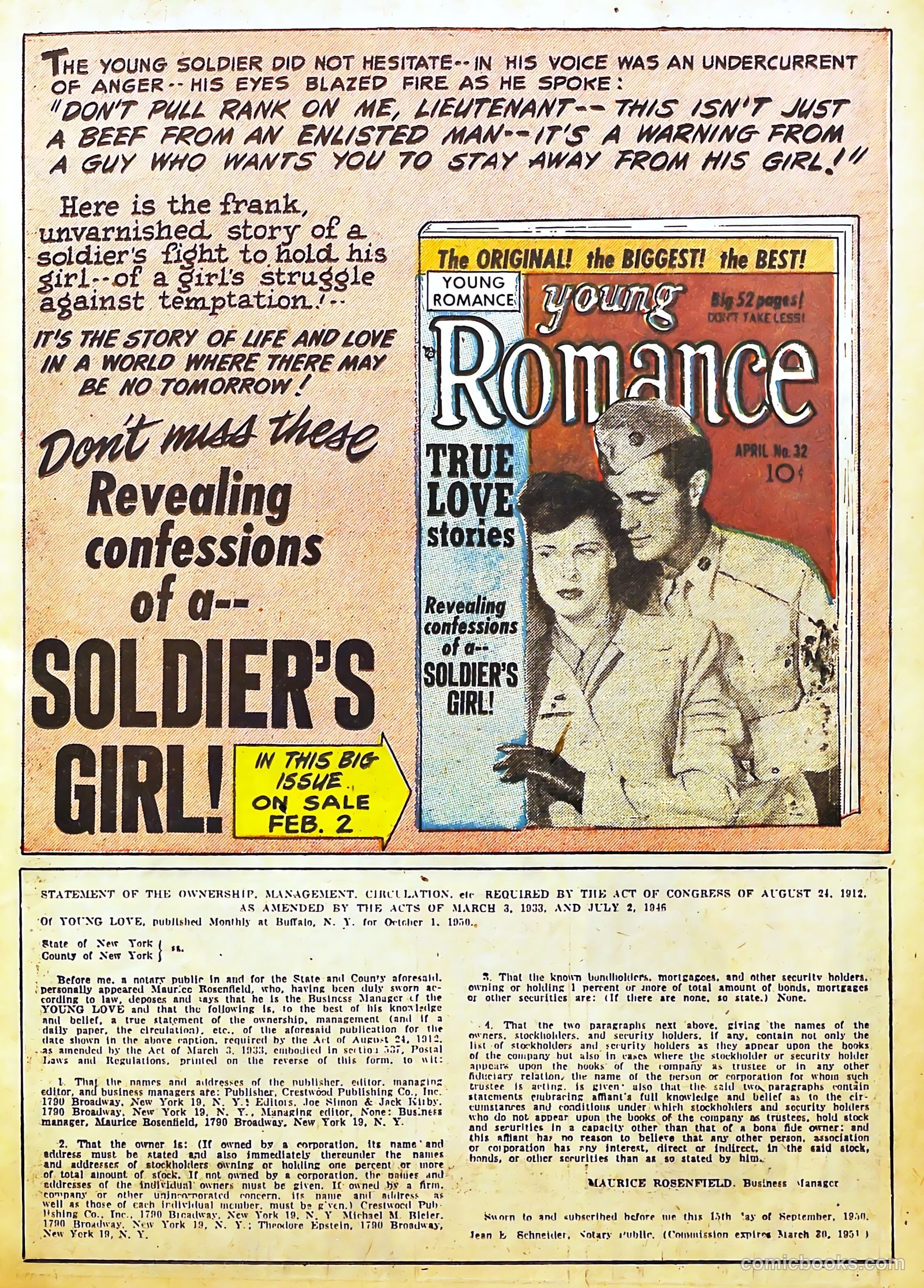 Young Love #19 (1949) — page 39 of 52