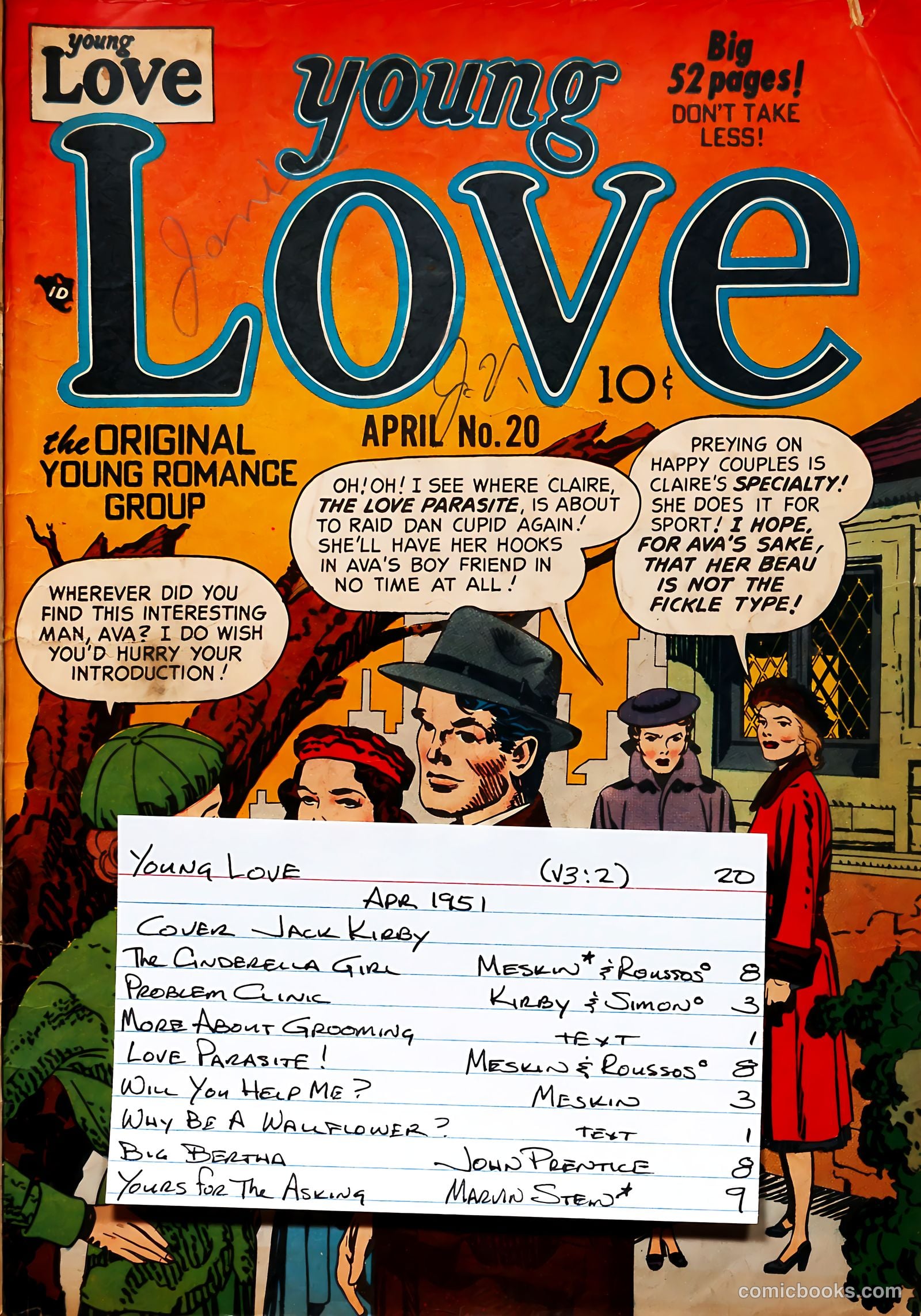 Young Love #20 (1951) — page 53 of 53