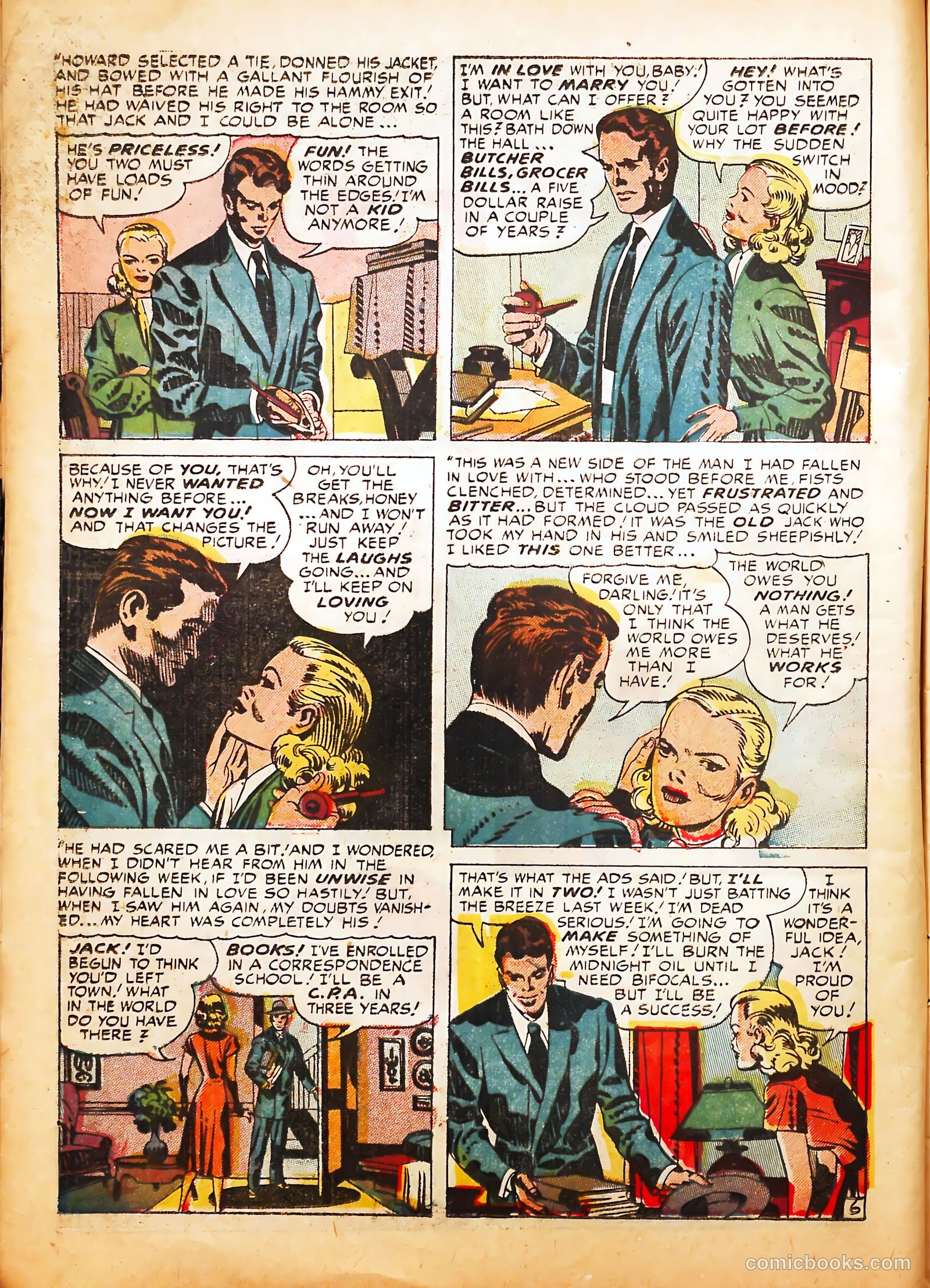 Young Love #21 (1949) — page 8 of 52