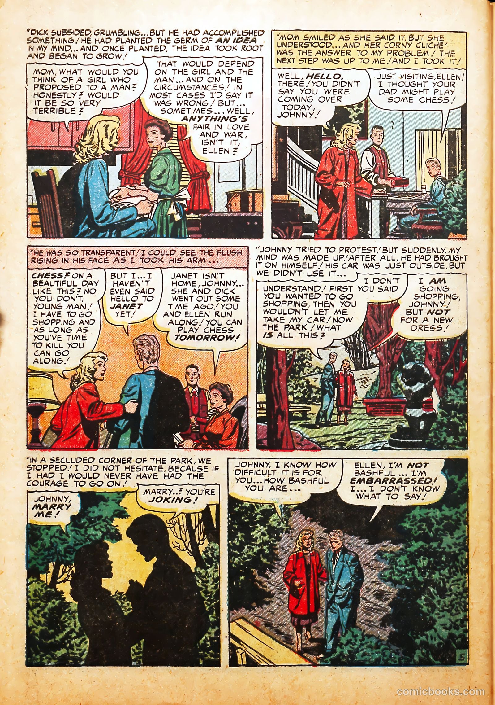 Young Love #21 (1949) — page 36 of 52