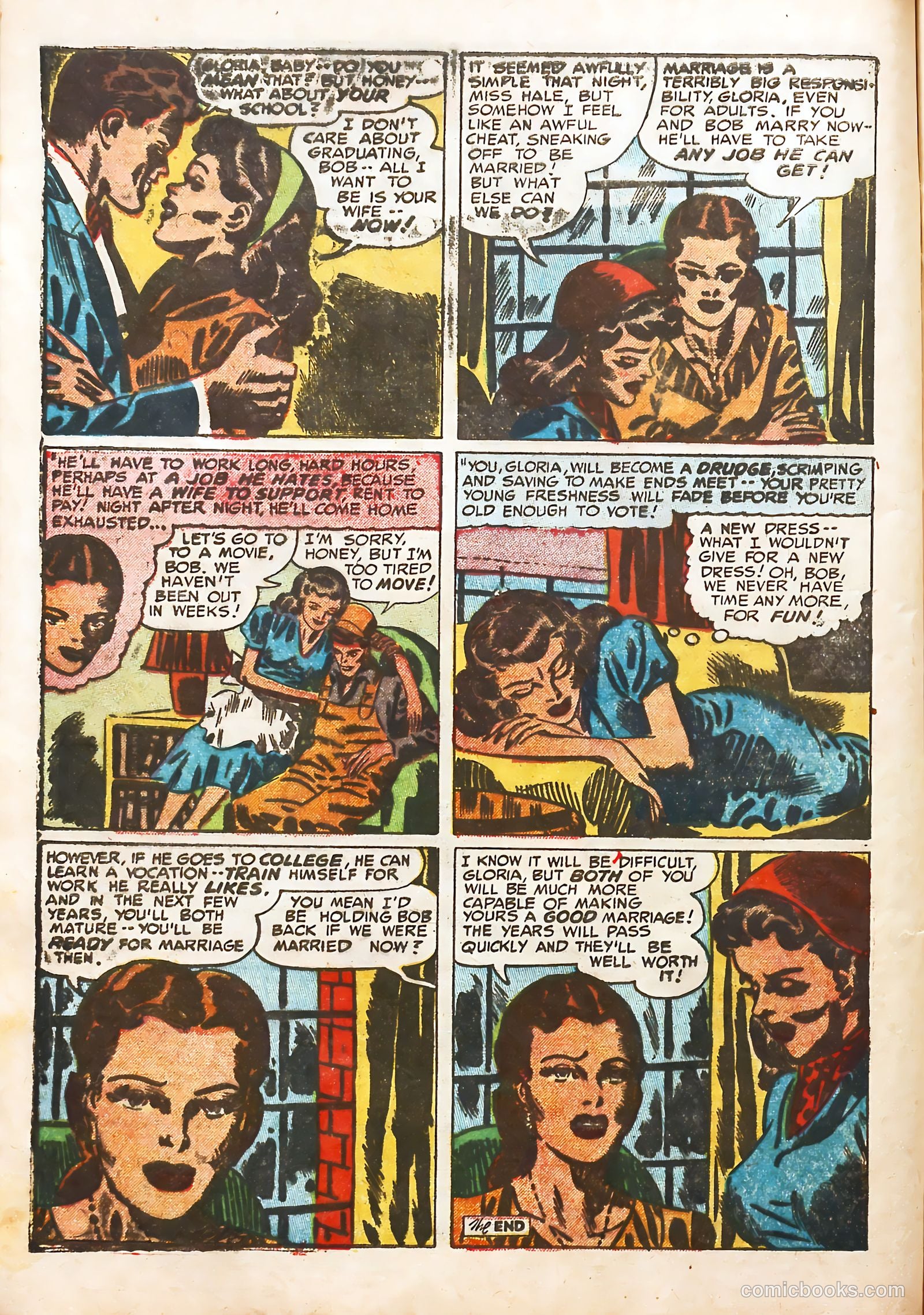 Young Love #24 (1951) — page 16 of 52