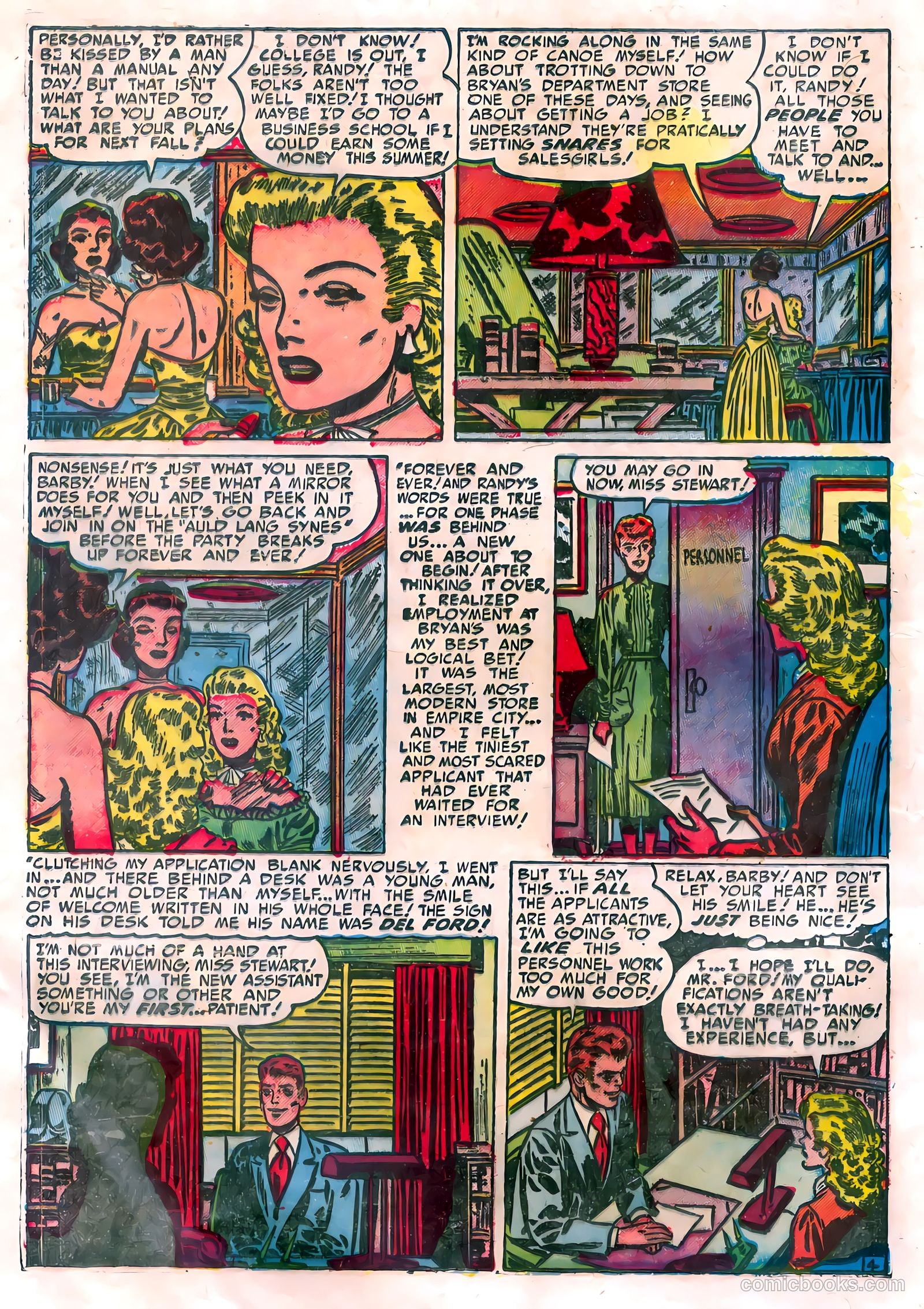 Young Love #28 (1951) — page 6 of 52