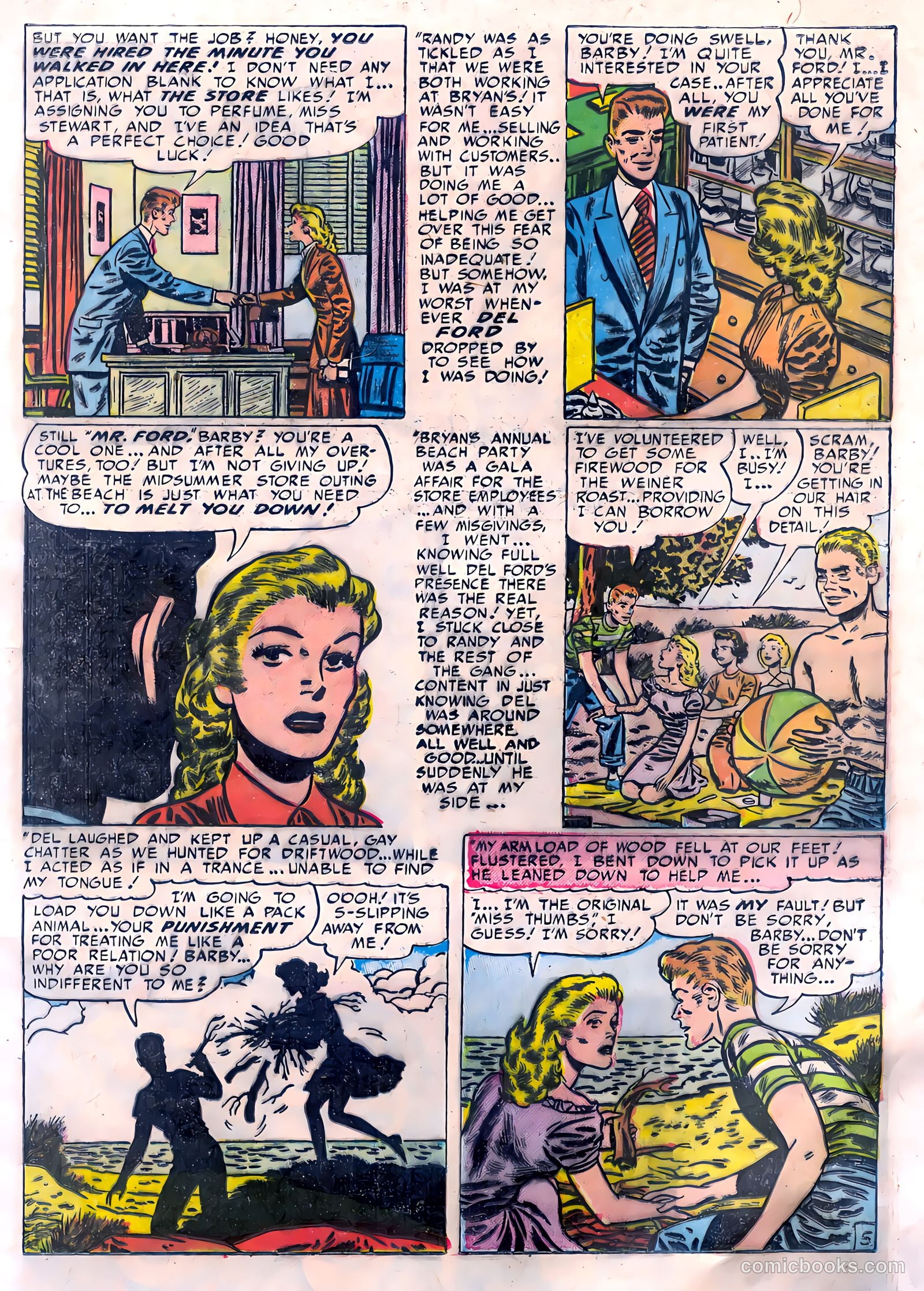 Young Love #28 (1951) — page 7 of 52