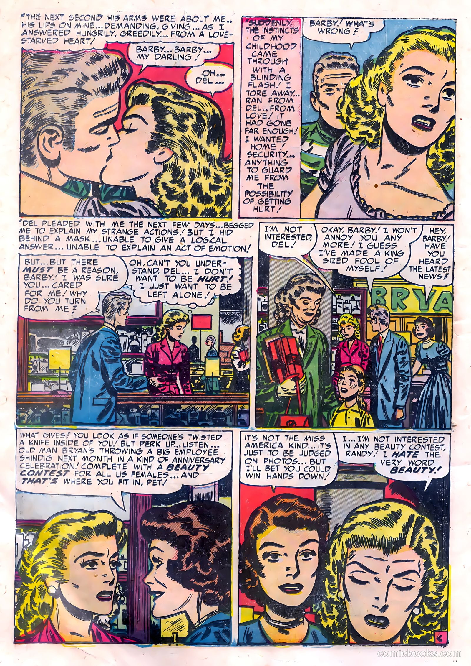 Young Love #28 (1951) — page 8 of 52