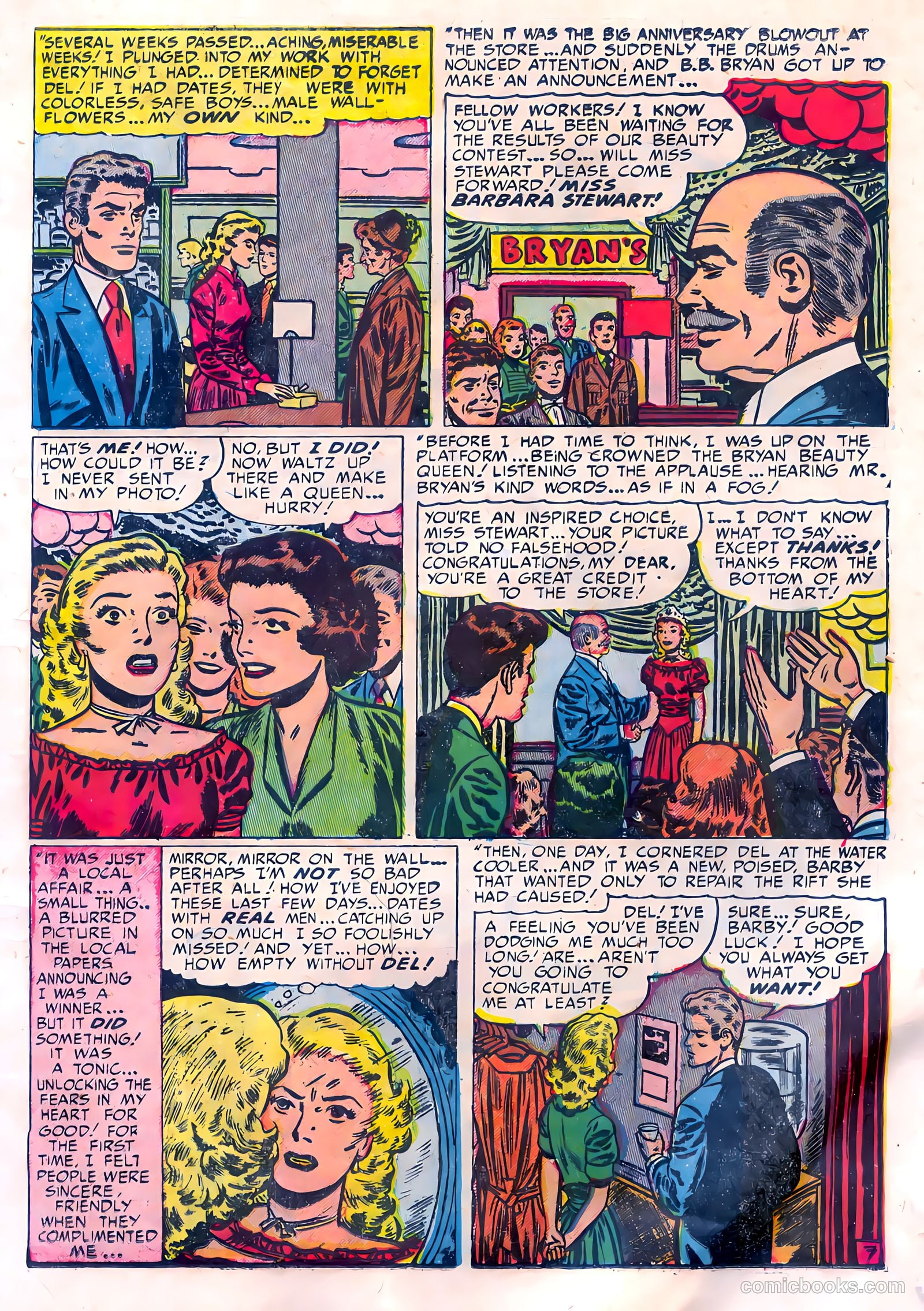 Young Love #28 (1951) — page 9 of 52