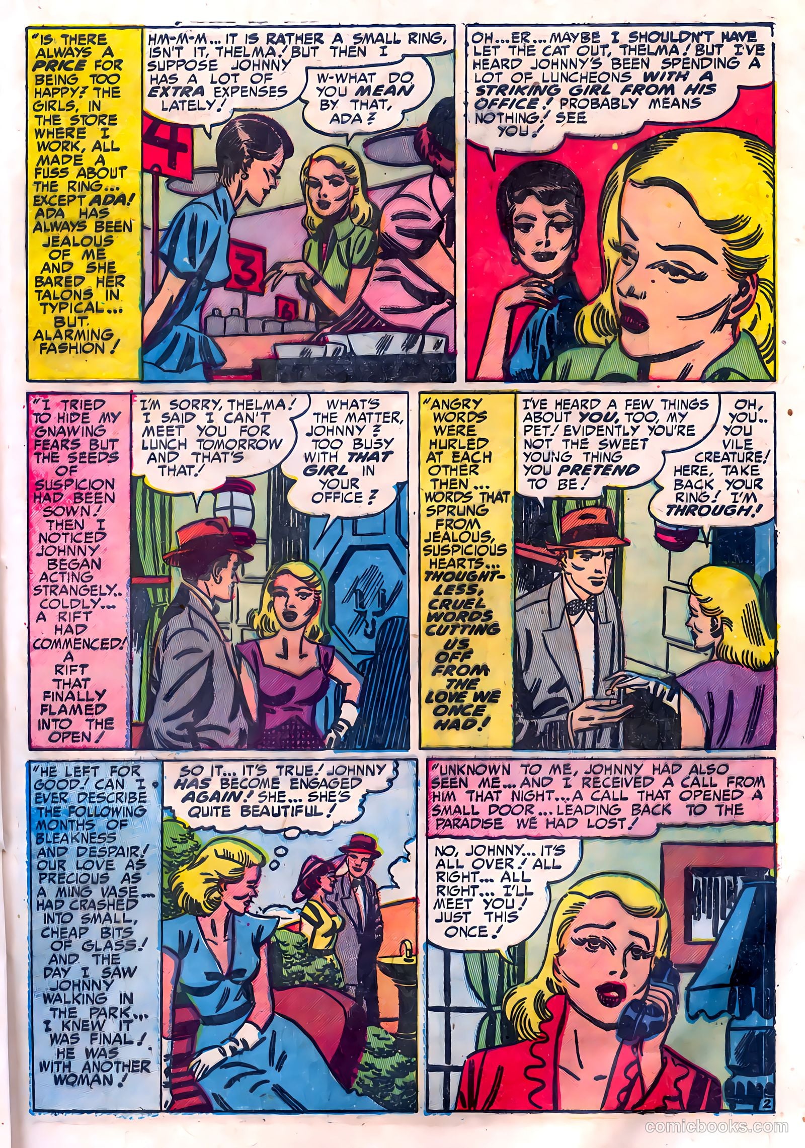 Young Love #28 (1951) — page 35 of 52