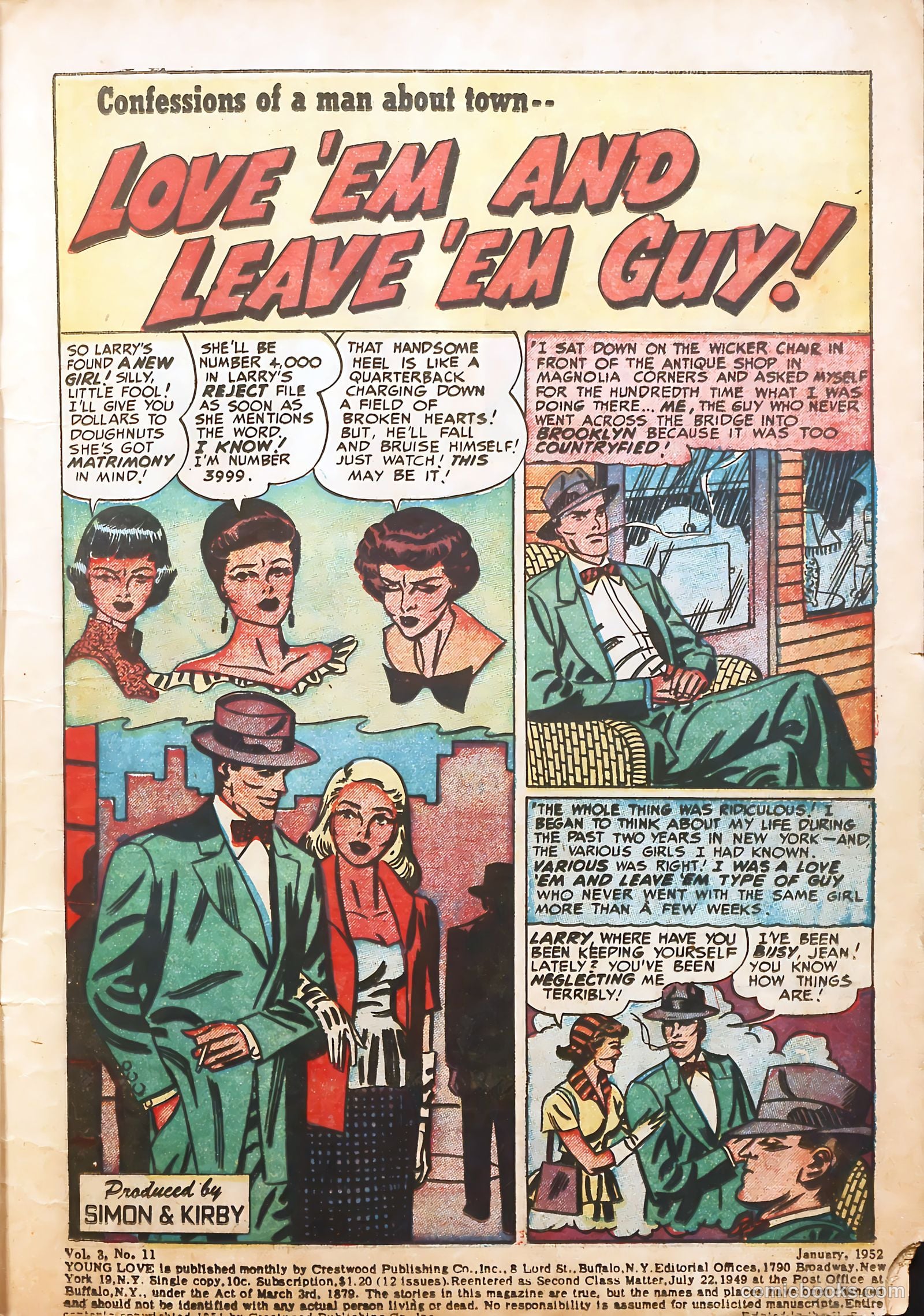 Young Love #29 (1952) — page 3 of 52