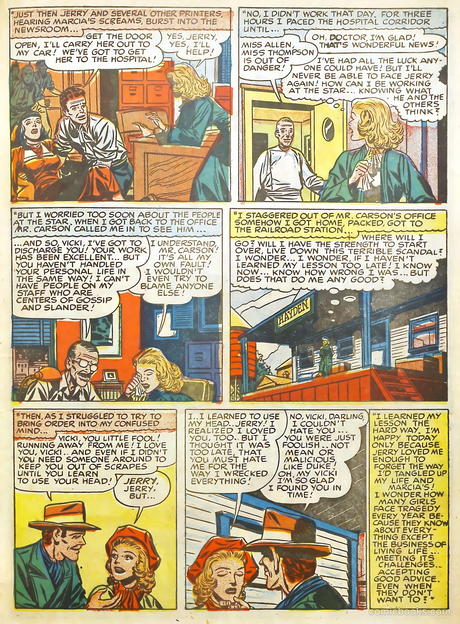 Young Love #3 (1949) — page 32 of 62