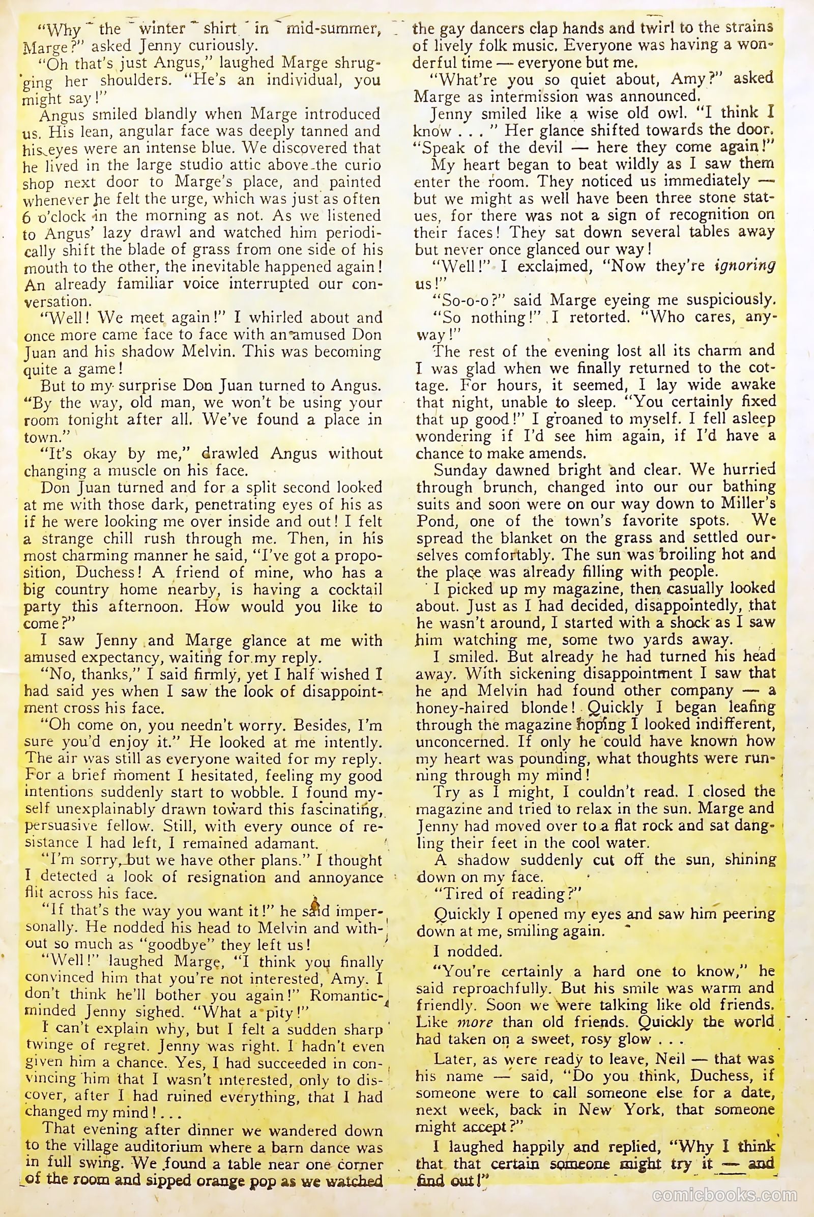 Young Love #3 (1949) — page 36 of 62