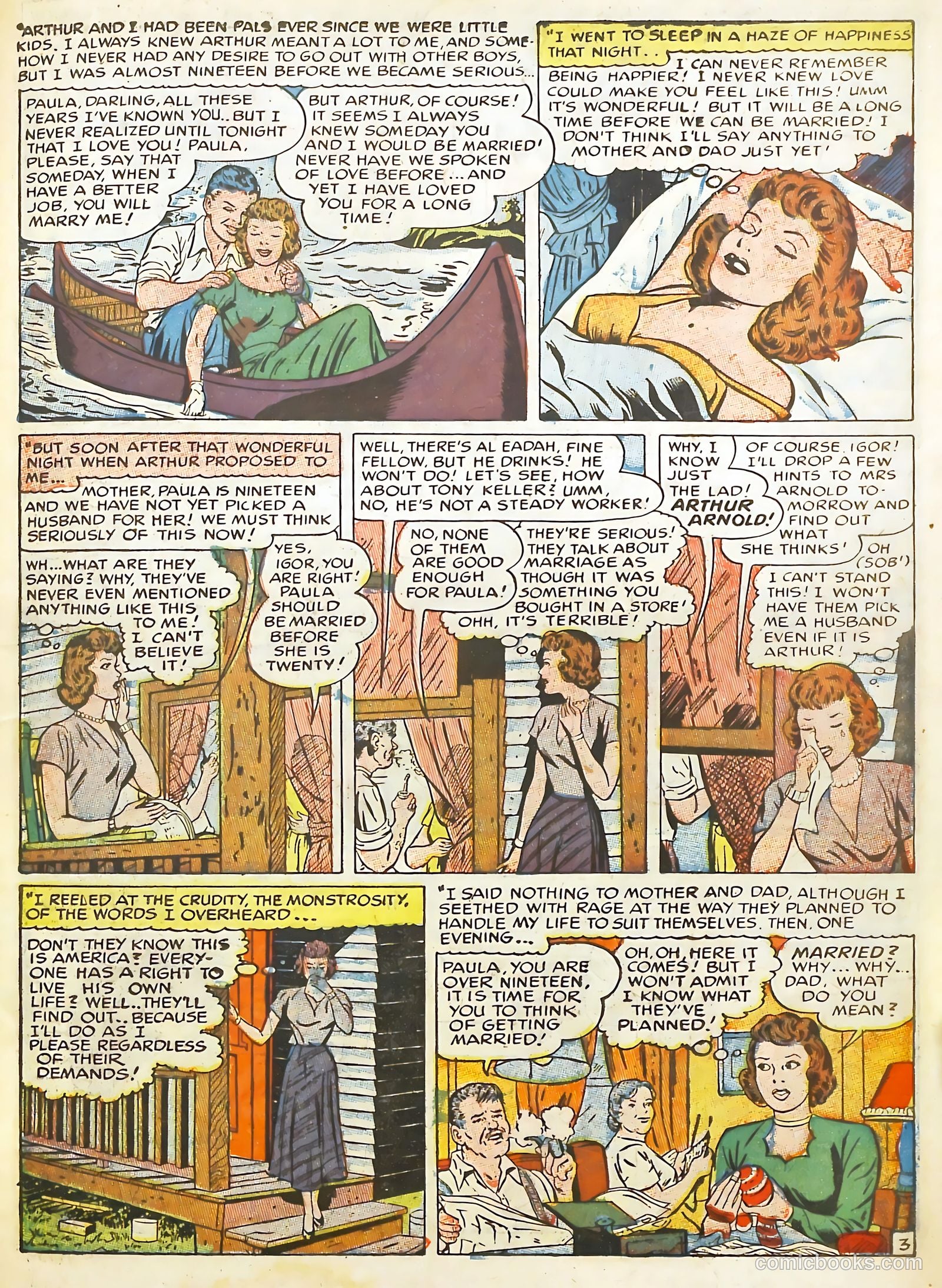 Young Love #3 (1949) — page 41 of 62
