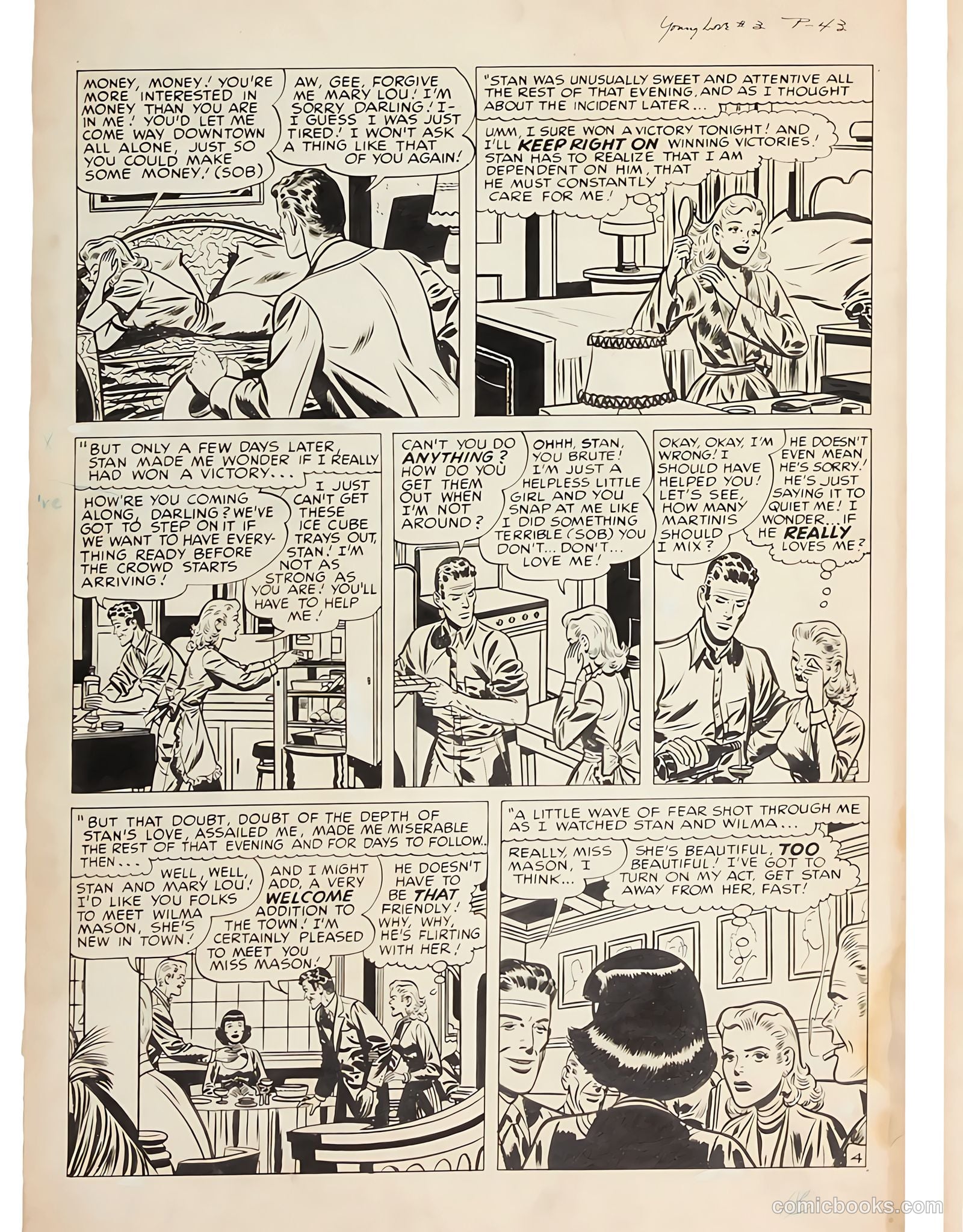 Young Love #3 (1949) — page 54 of 62