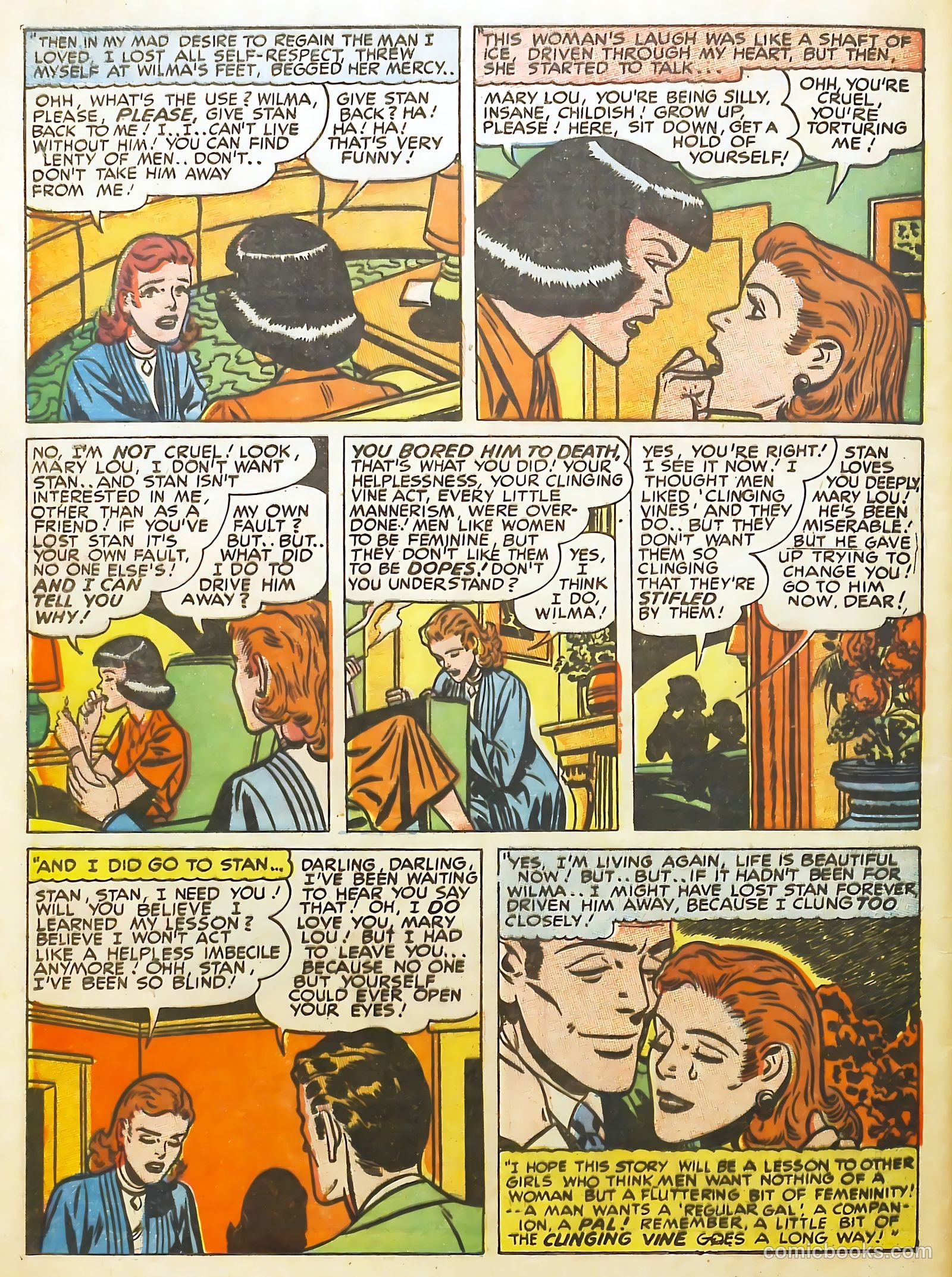 Young Love #3 (1949) — page 58 of 62