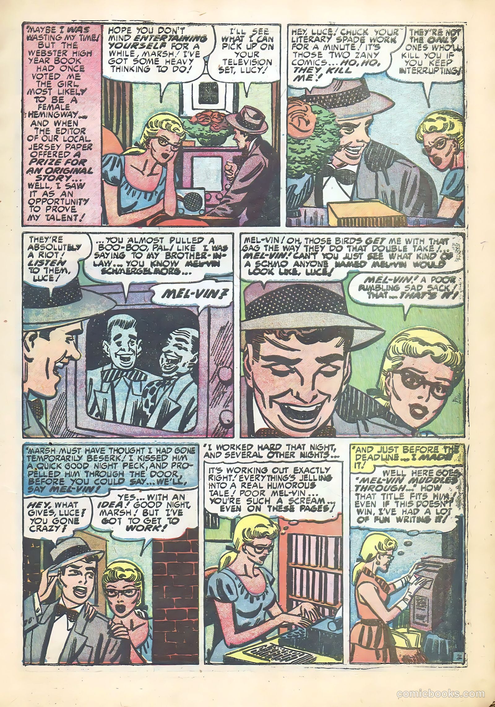 Young Love #30 (1953) — page 15 of 52