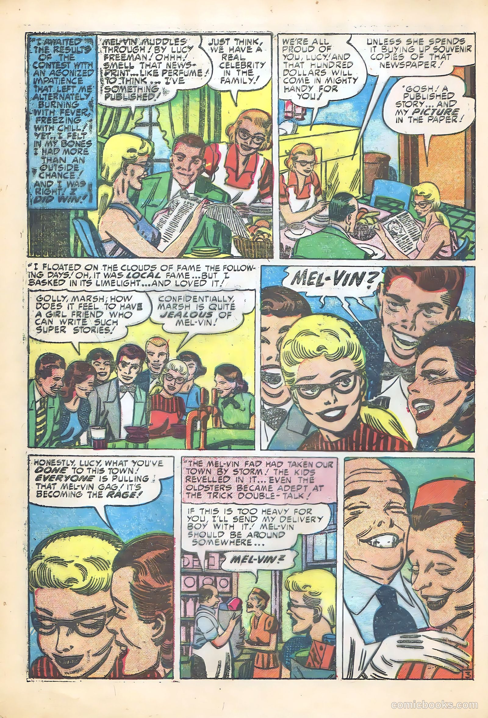 Young Love #30 (1953) — page 16 of 52