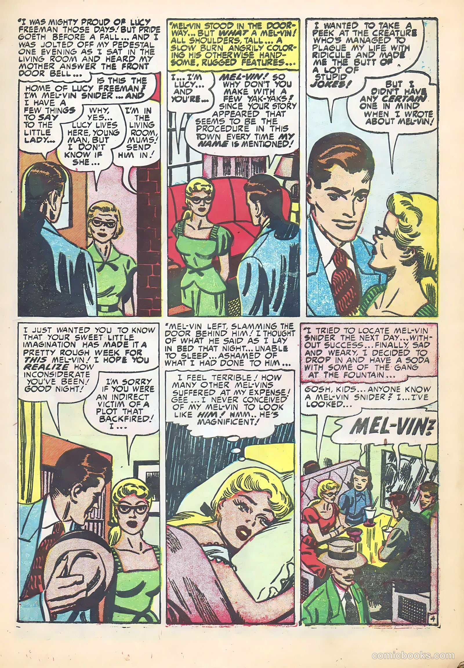 Young Love #30 (1953) — page 17 of 52