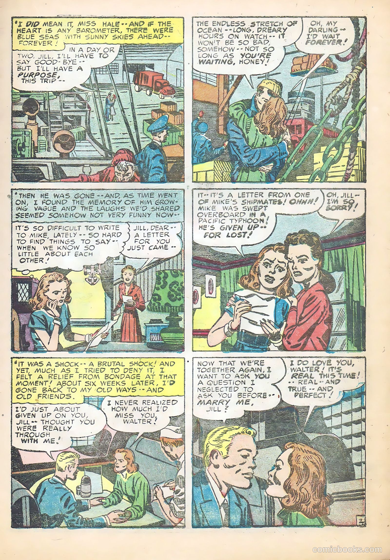 Young Love #30 (1953) — page 21 of 52