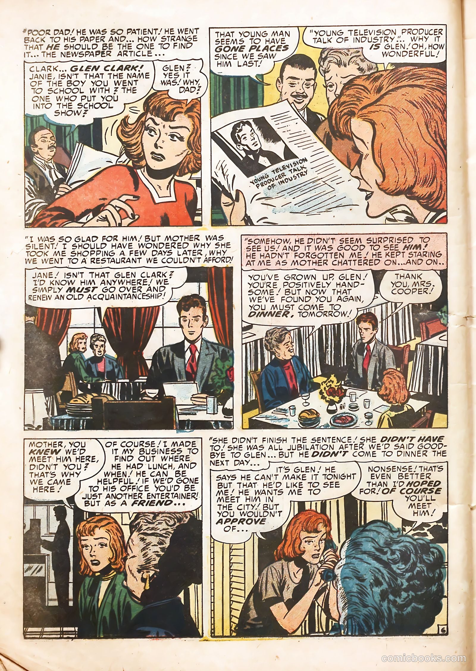 Young Love #32 (1952) — page 8 of 52