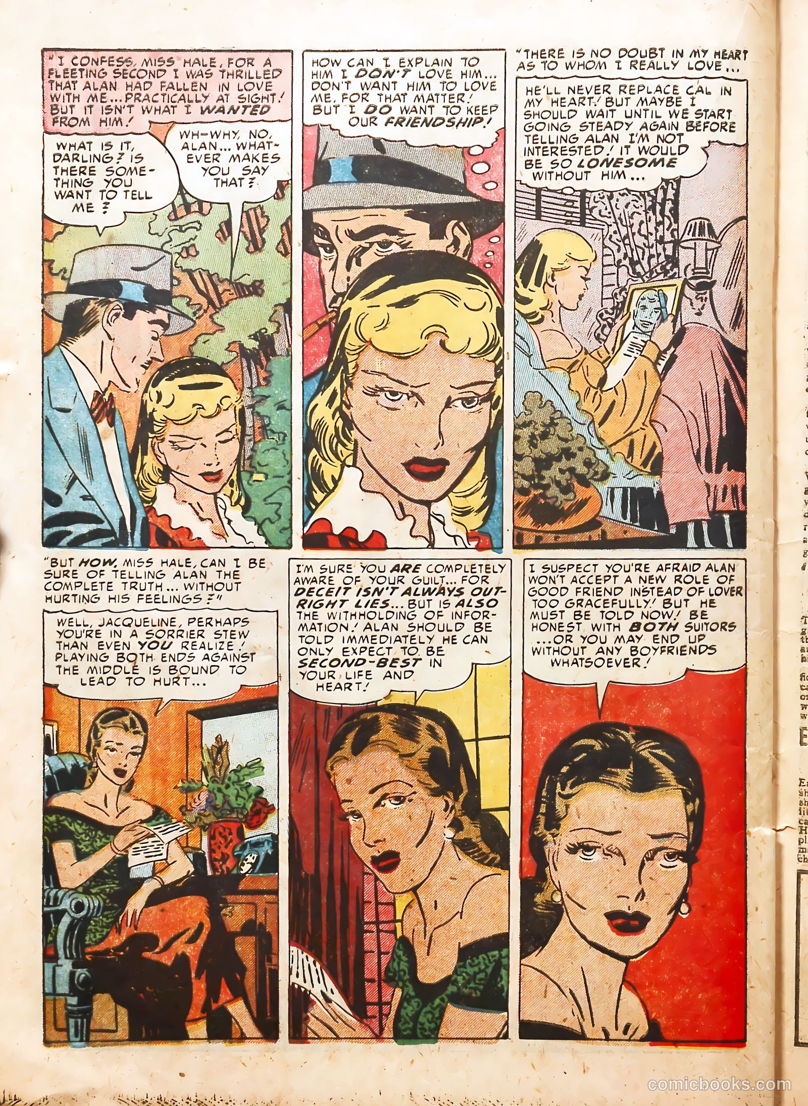 Young Love #32 (1952) — page 36 of 52