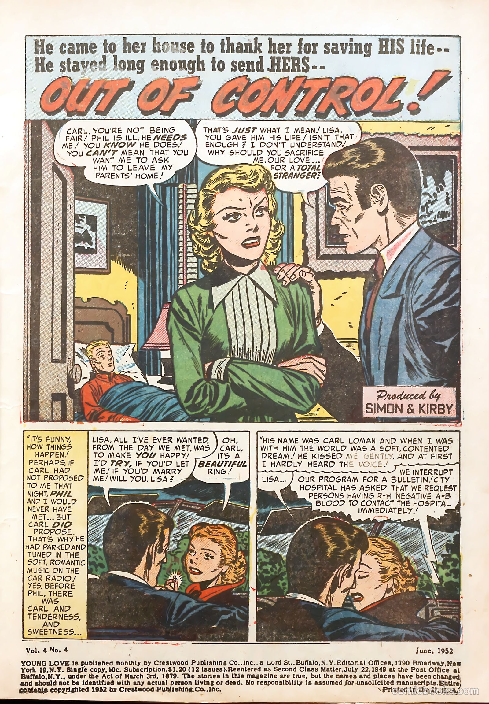 Young Love #34 (1952) — page 3 of 52