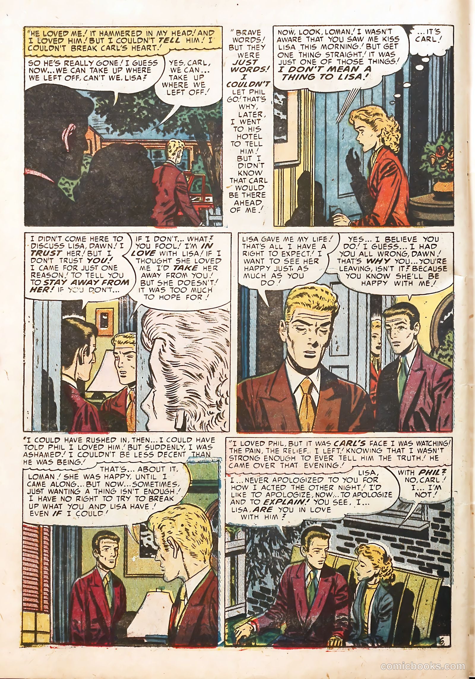 Young Love #34 (1952) — page 8 of 52