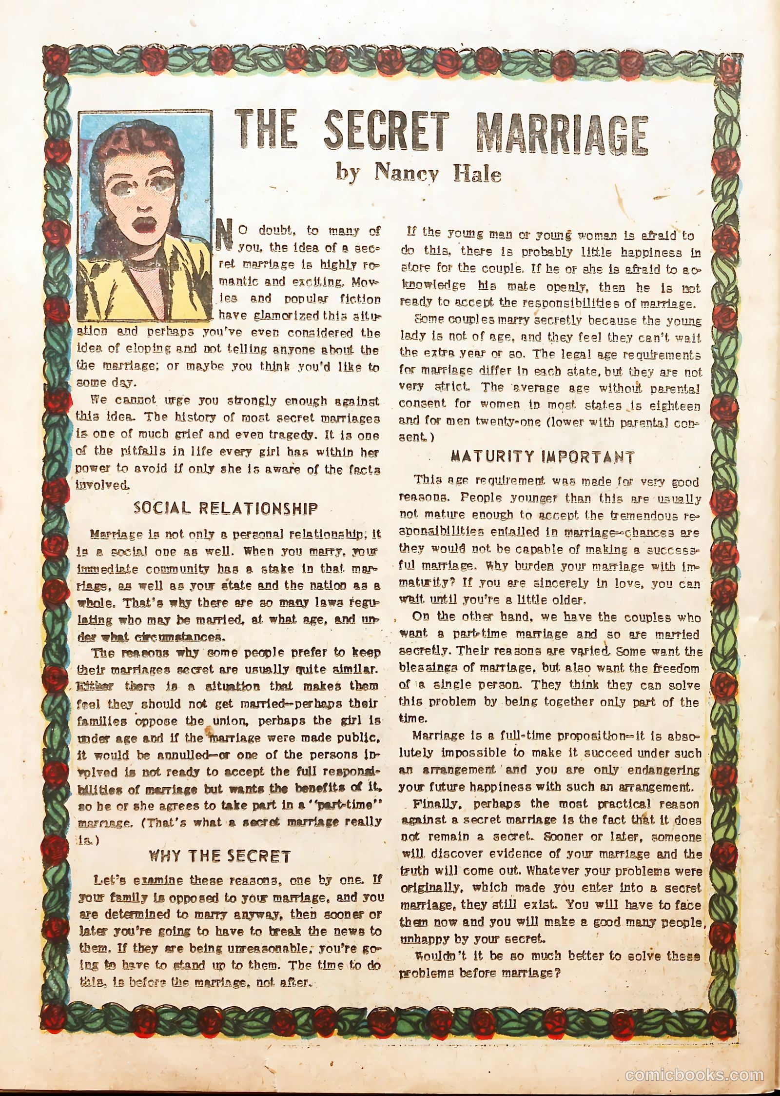 Young Love #34 (1952) — page 40 of 52